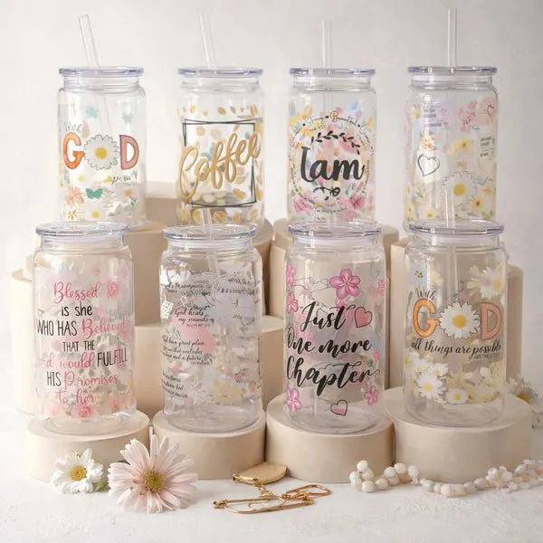 customized 15 oz plastic tumbler