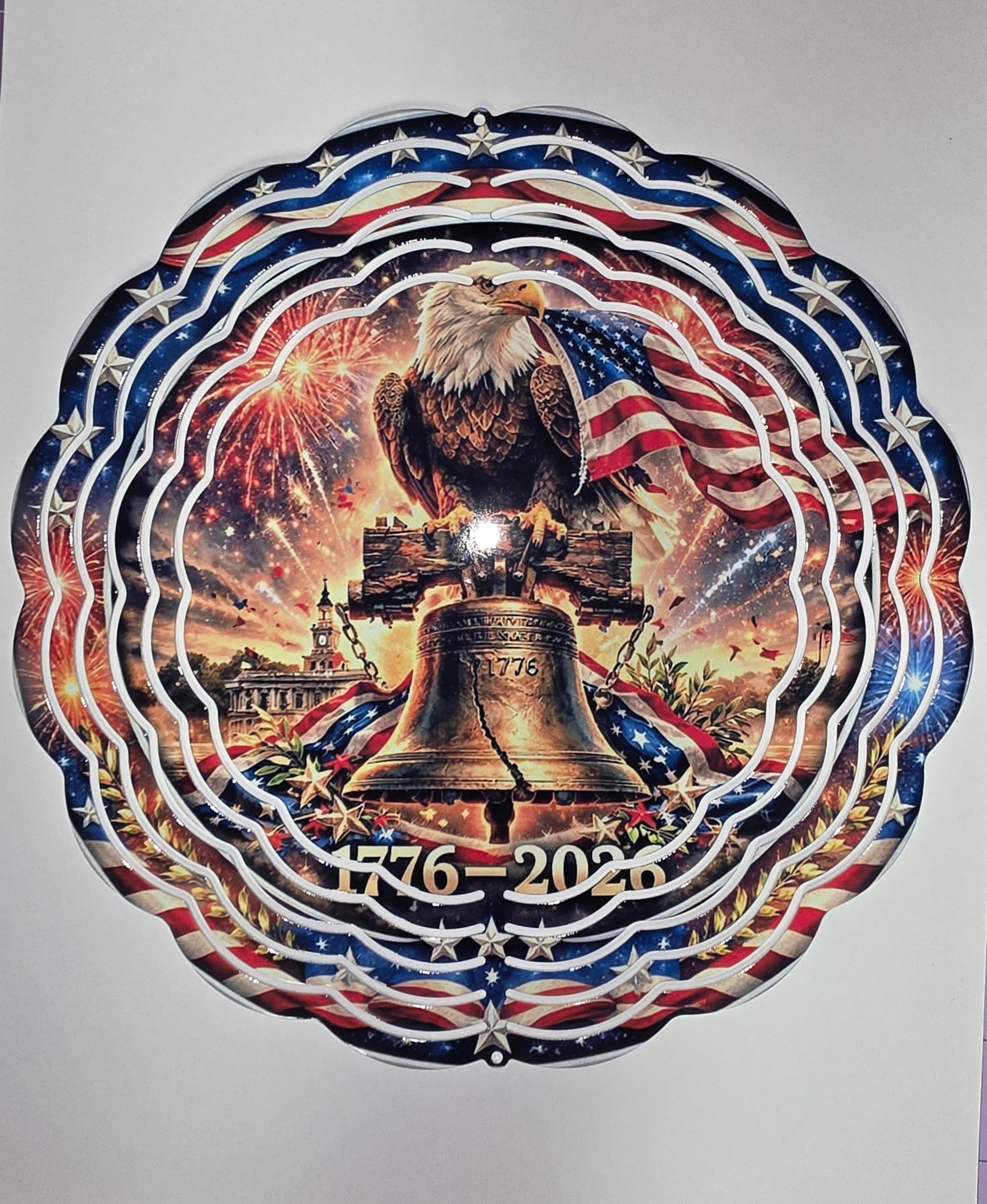 Patriotic Wind Spiner