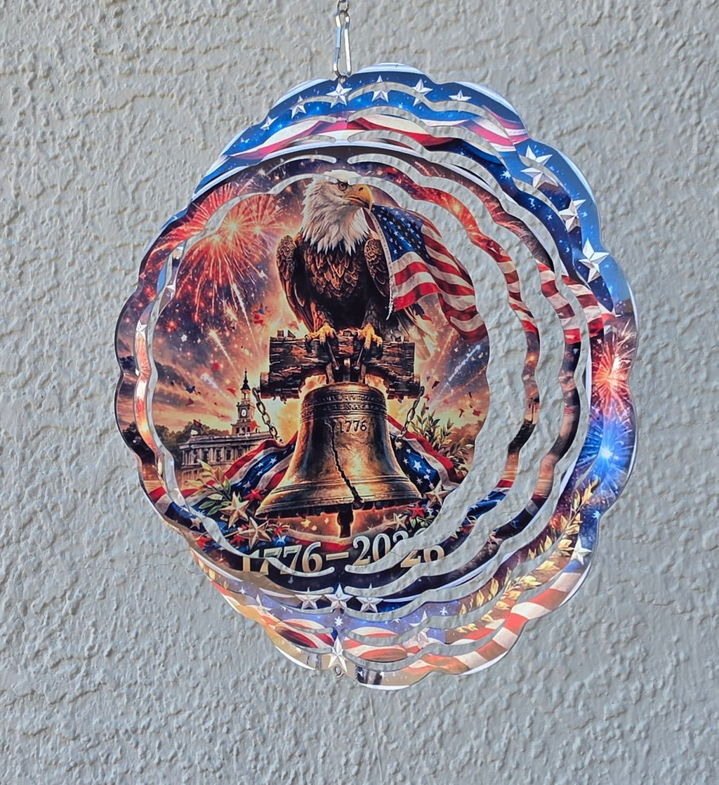 Patriotic Wind Spiner