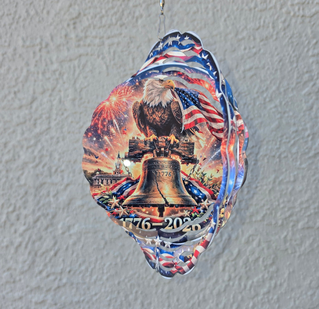 Patriotic Wind Spiner