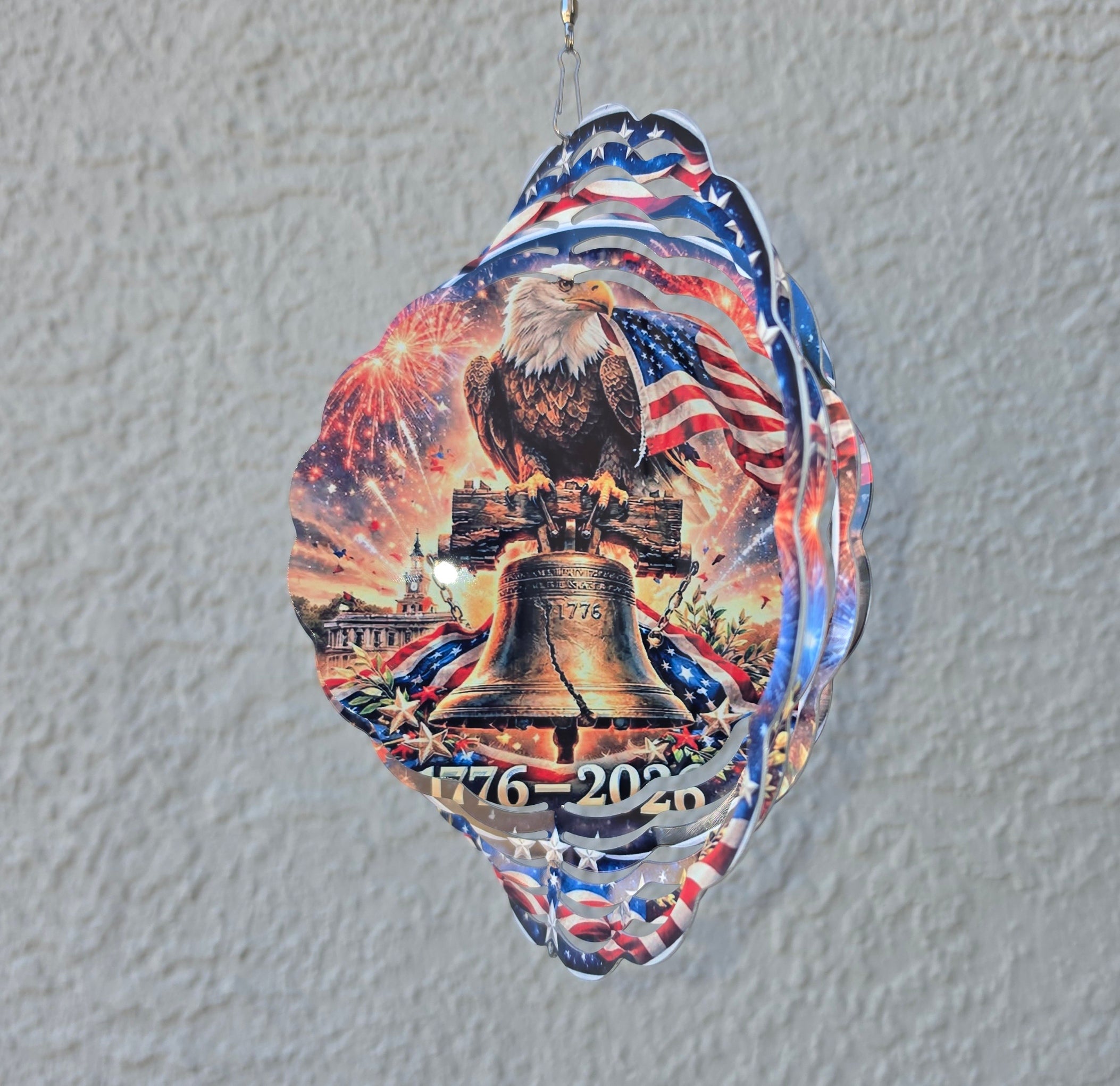 Patriotic Wind Spiner