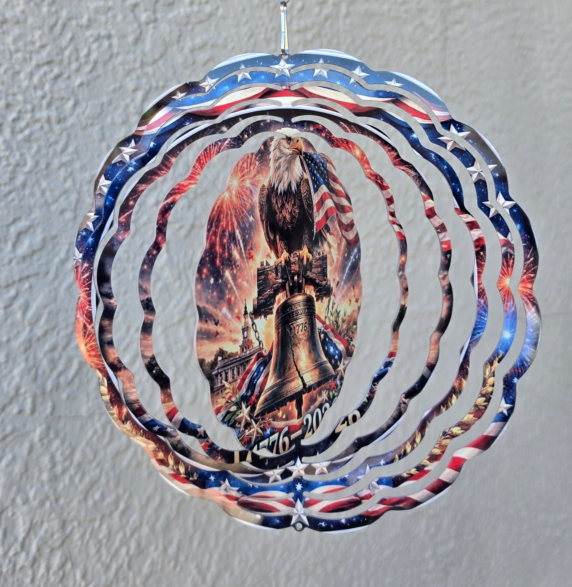 Patriotic Wind Spiner