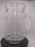 snow globe 20oz mason jar tumbler
