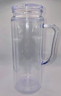 20Oz Acrylic Plastic Snow Globe Cups with Handle