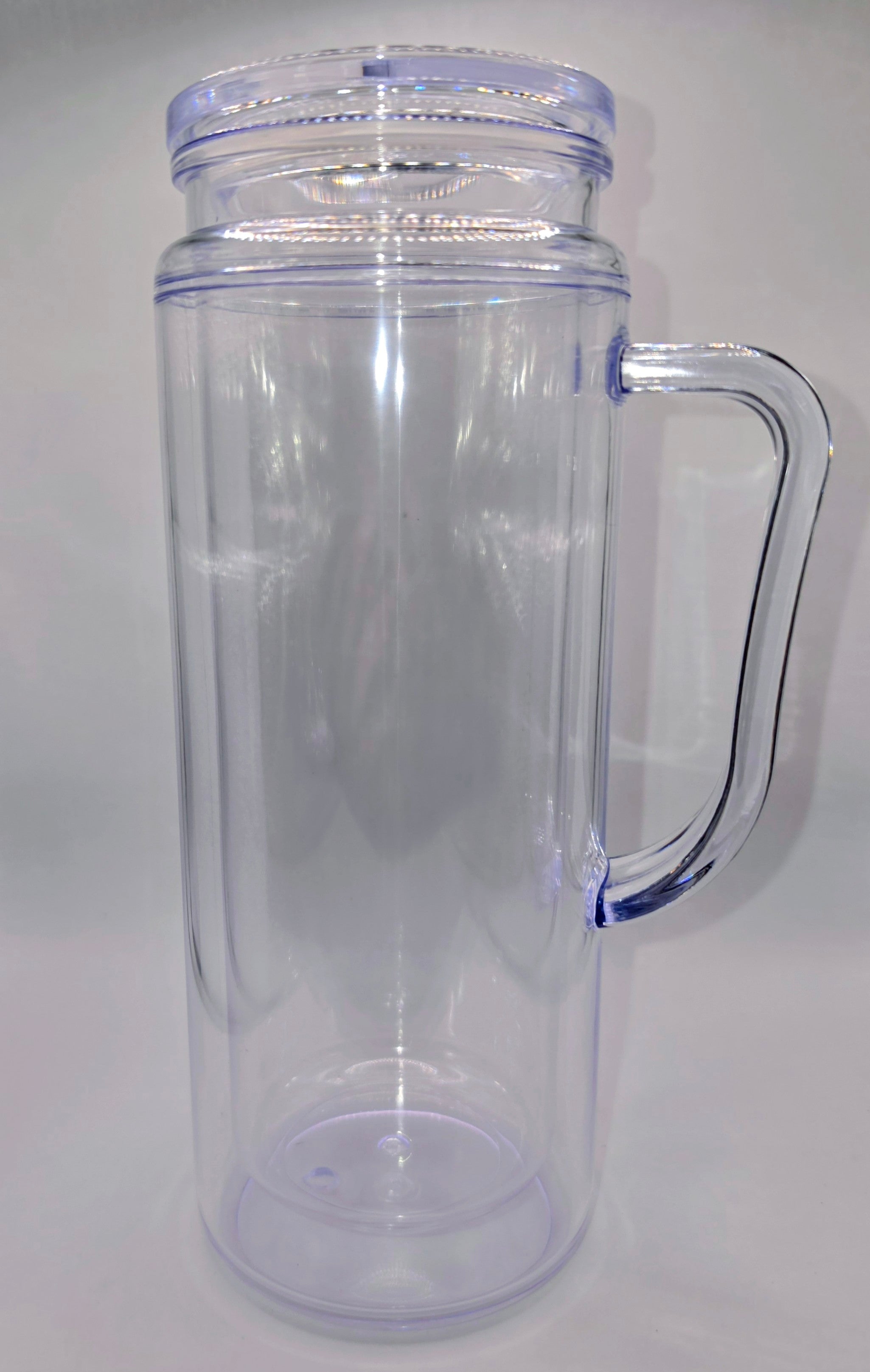 20Oz Acrylic Plastic Snow Globe Cups with Handle