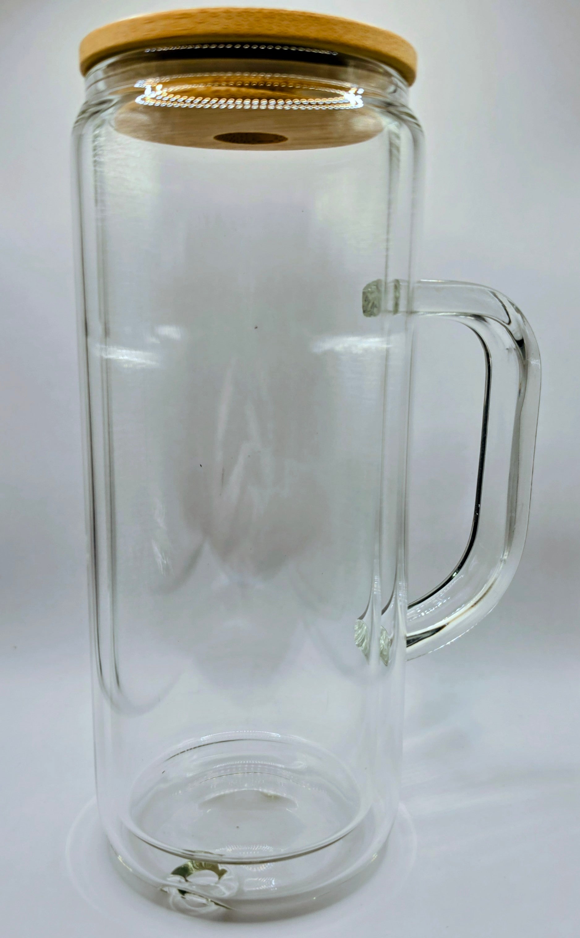 20Oz Glass Snow Globe Cups with Handle