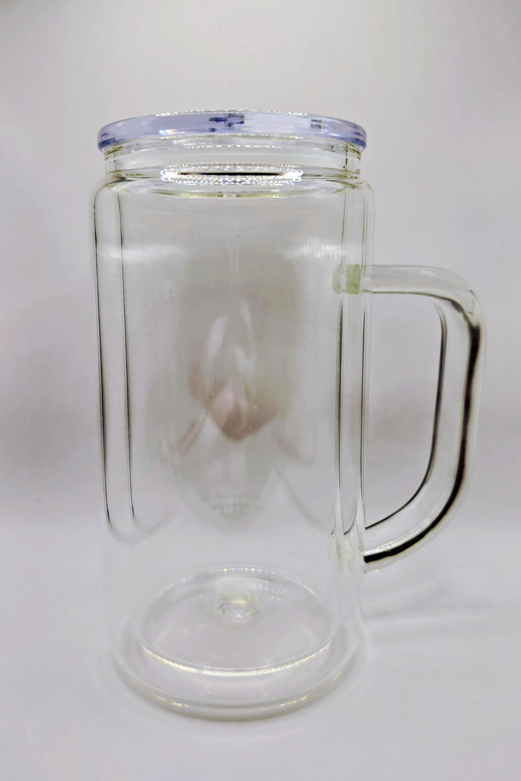 16Oz Glass Snow Globe Cups with Handle