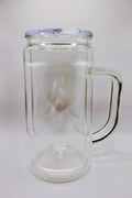 16Oz Glass Snow Globe Cups with Handle