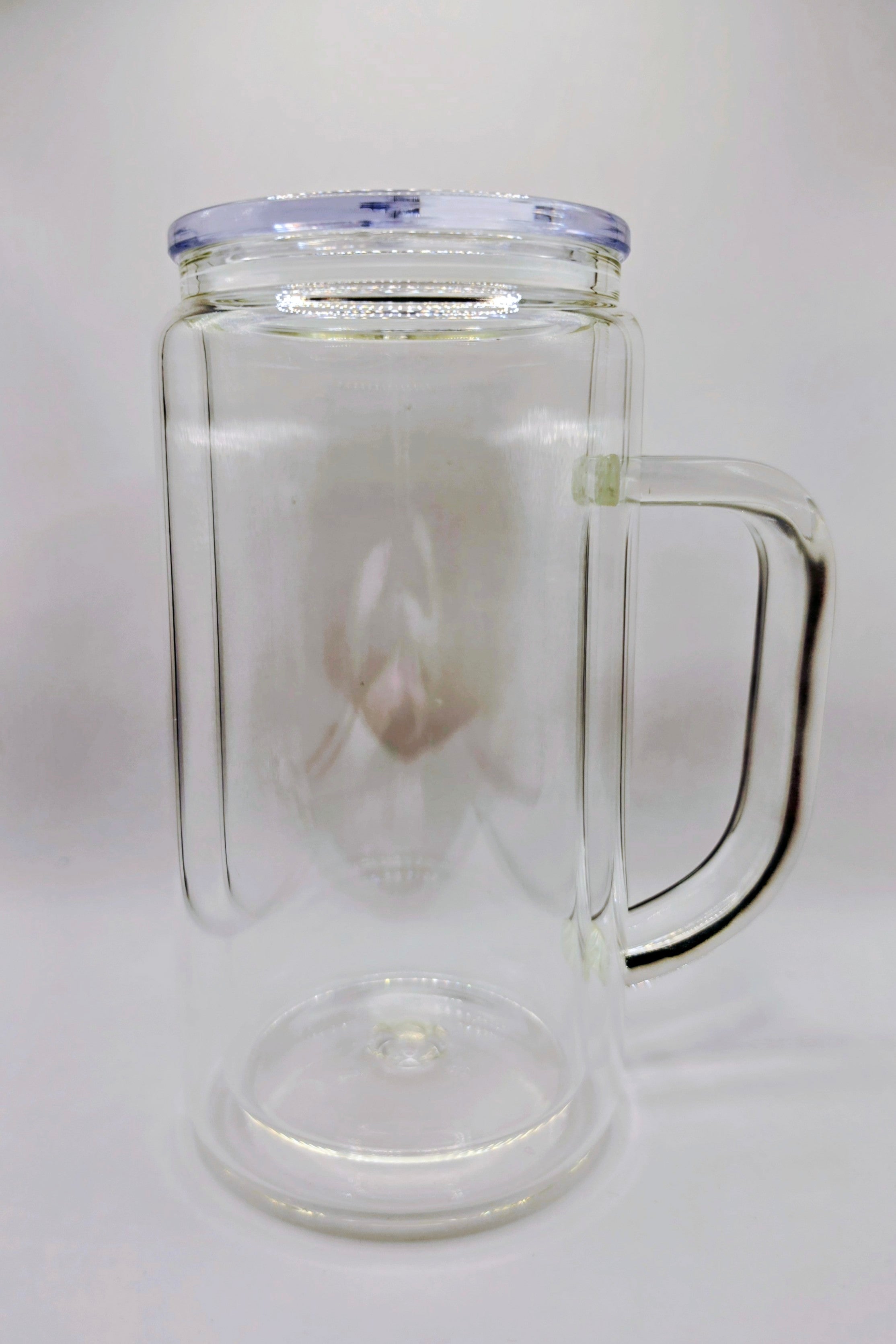 16Oz Glass Snow Globe Cups with Handle