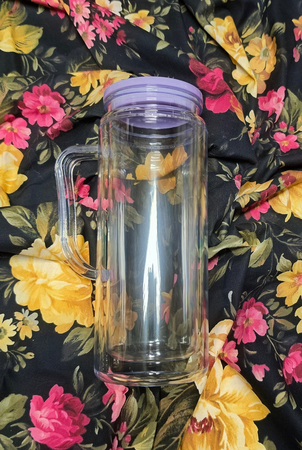 16Oz Glass Snow Globe Cups with Handle