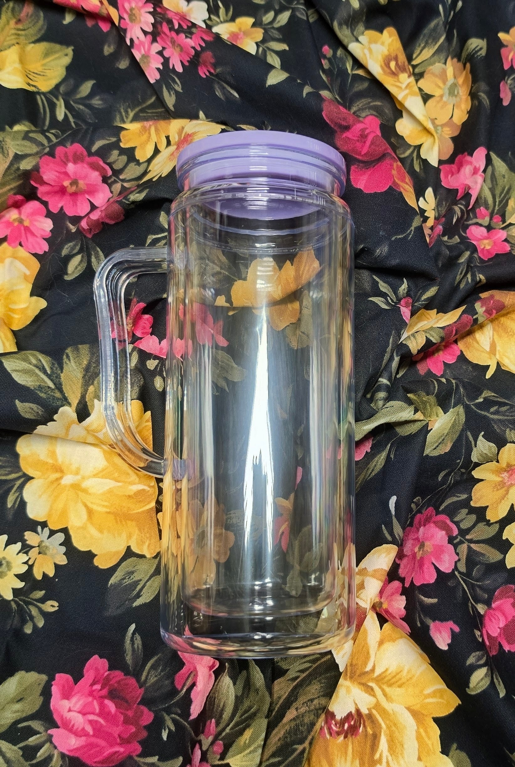 16Oz Glass Snow Globe Cups with Handle