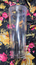 24 oz custom snow globe  tumbler