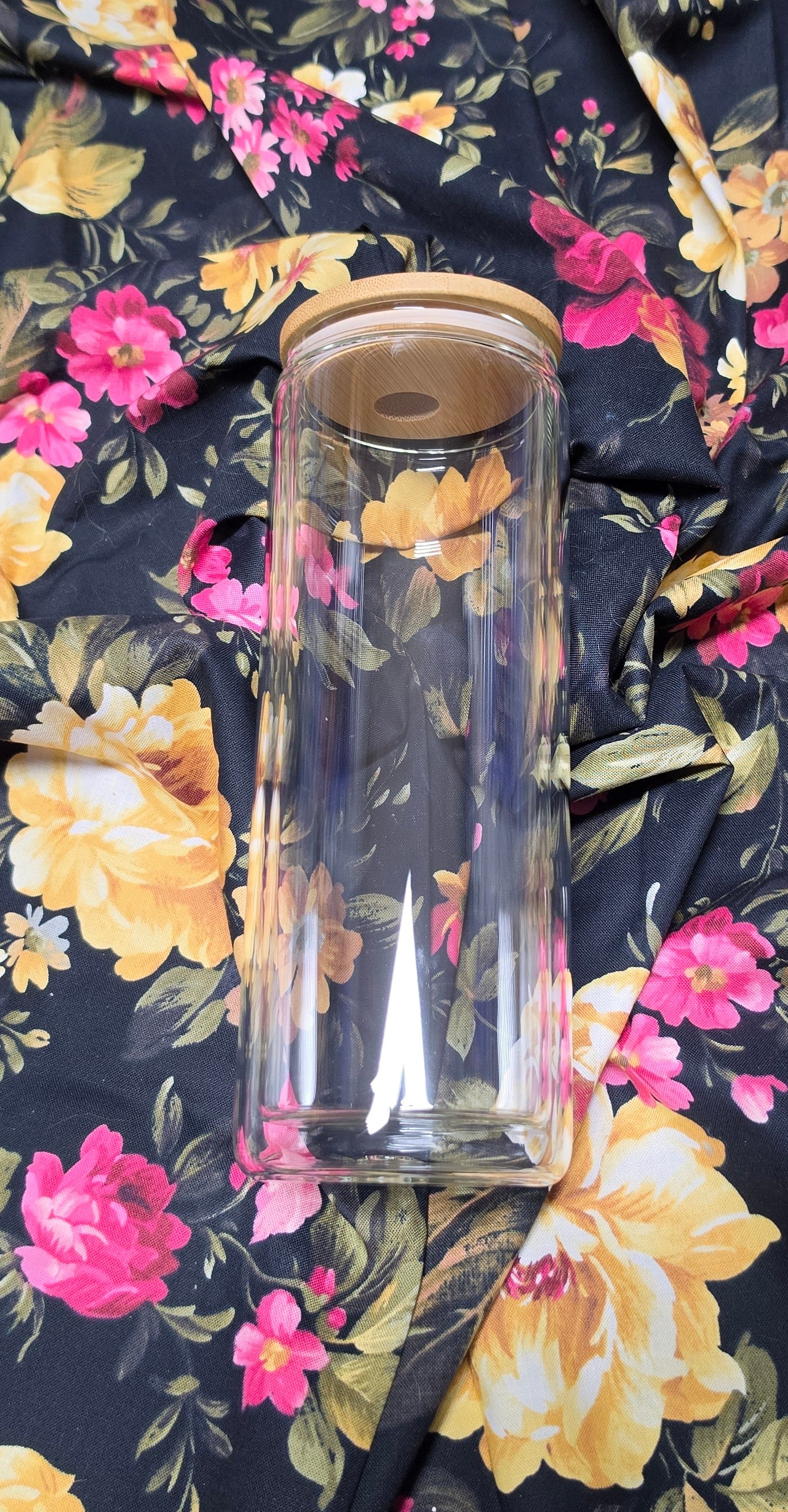 25 oz glass snow globe  tumbler
