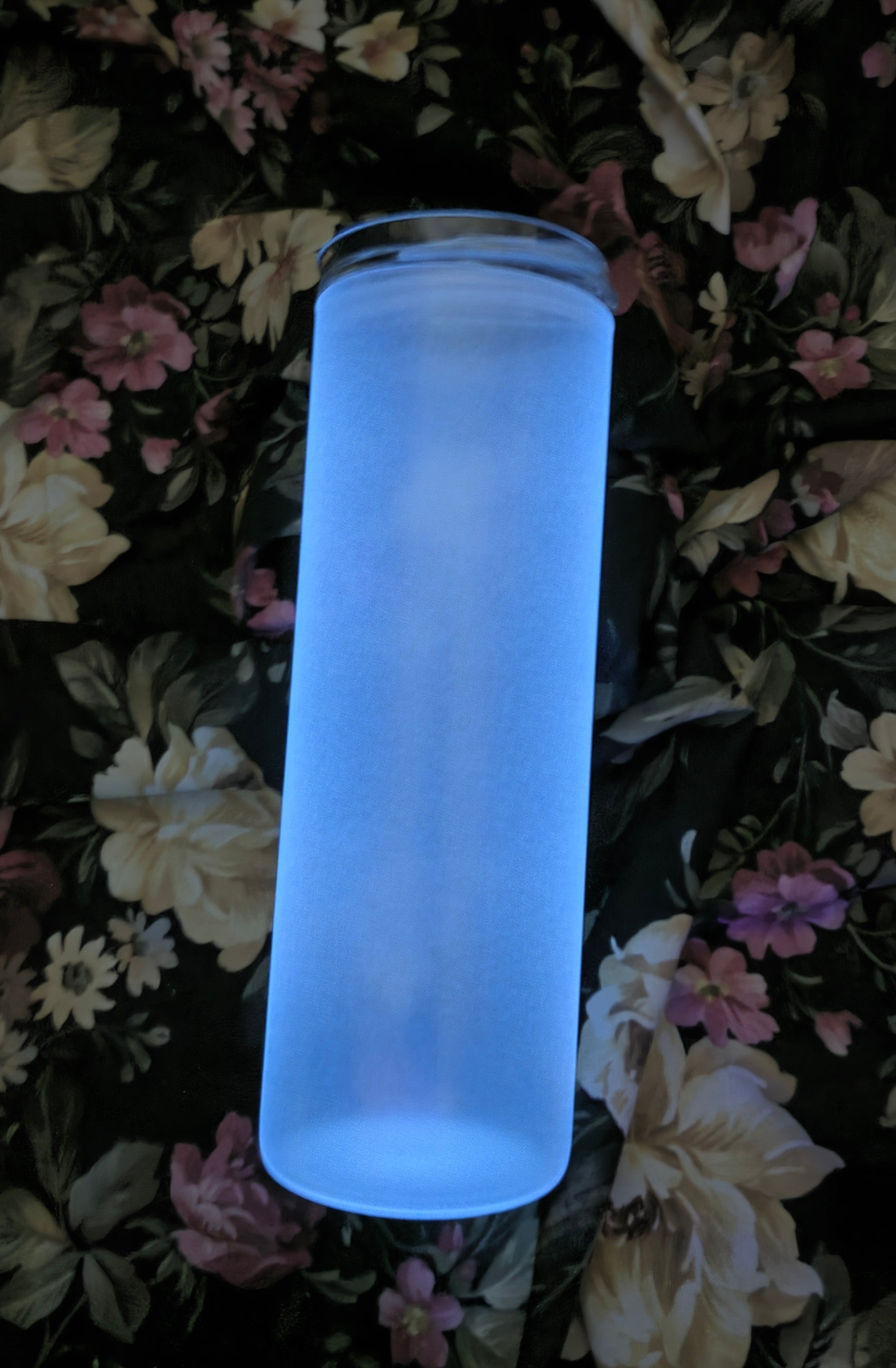 Custom 20oz Glow in the dark glass tumbler