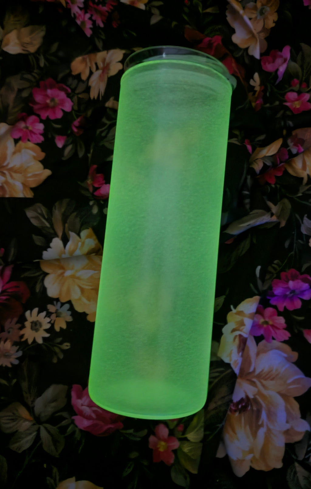 Custom 20oz Glow in the dark glass tumbler