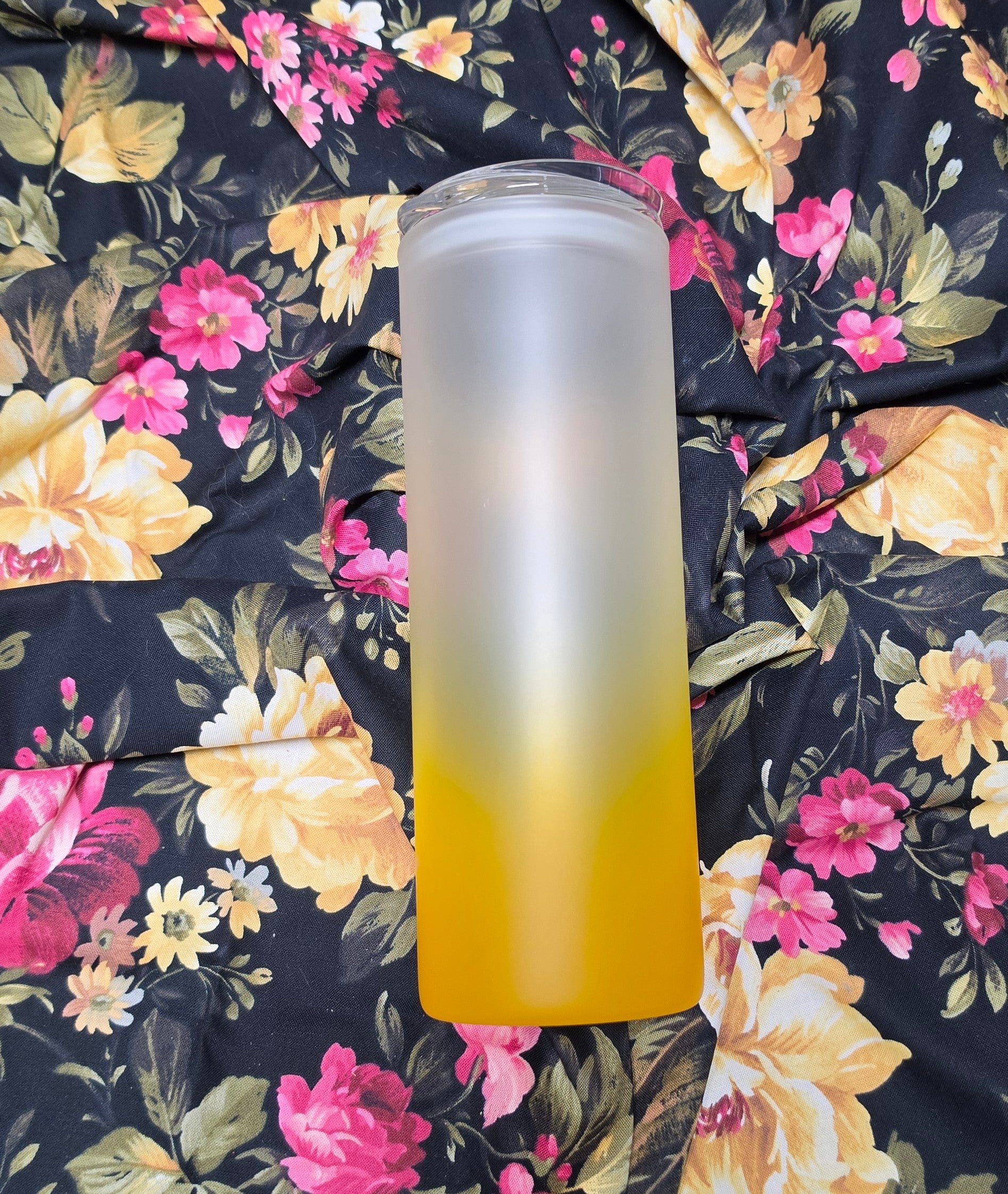 custom 20oz gradient glass tumbler