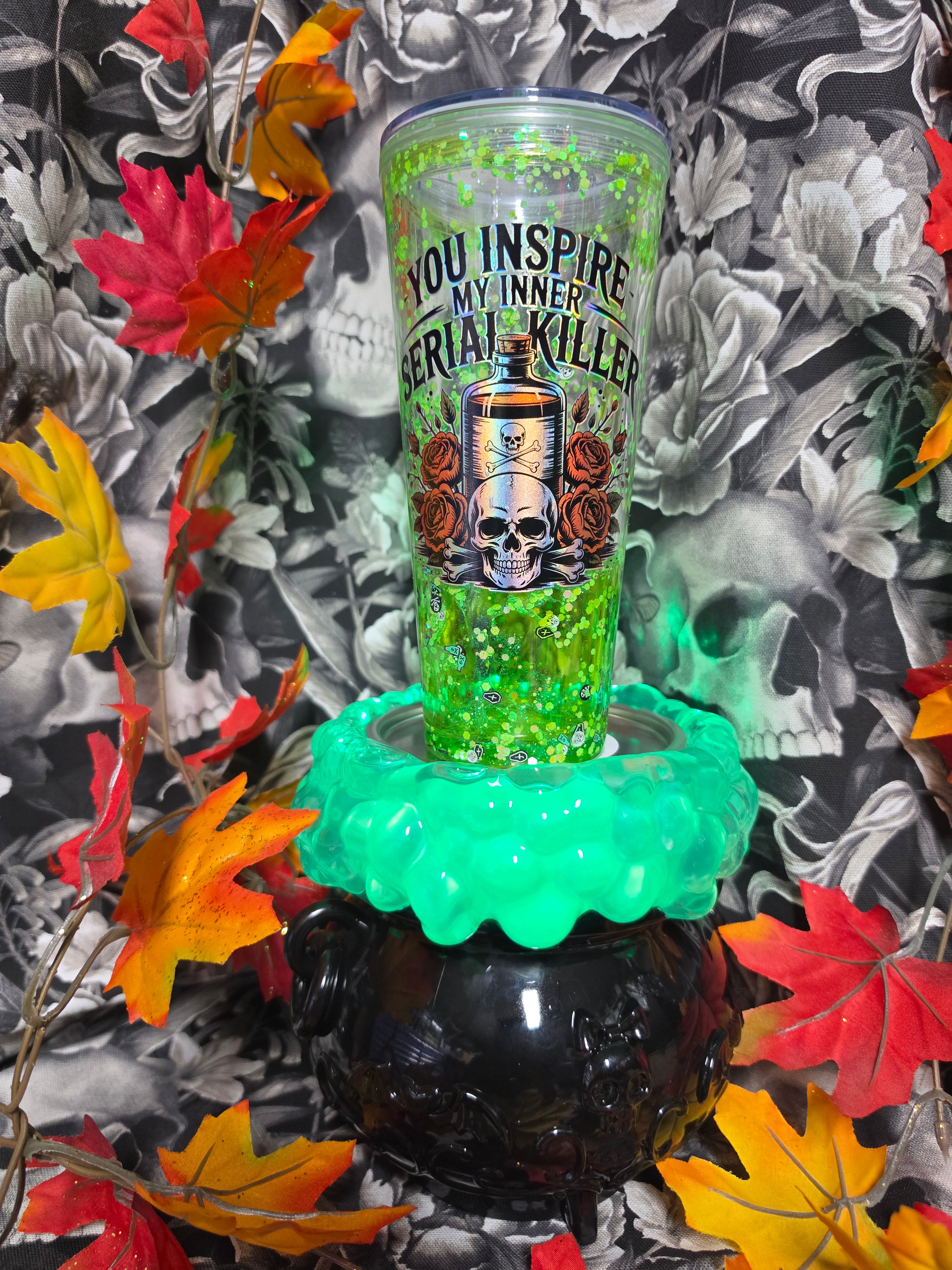 you inspire 24 oz snow globe tumbler