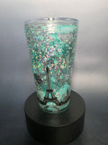 TIFF 16oz snow globe tumbler