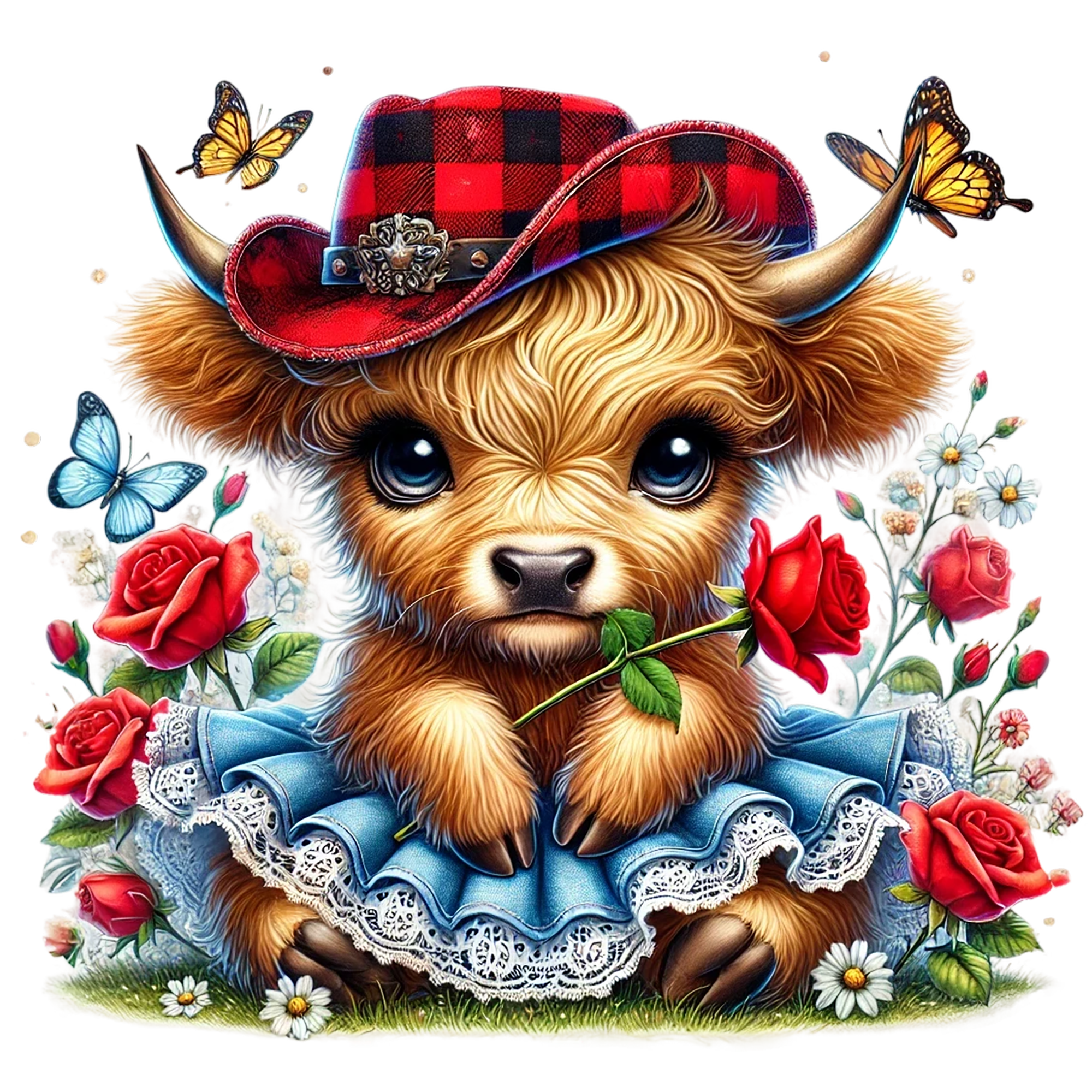Cow's wraps and T shirt