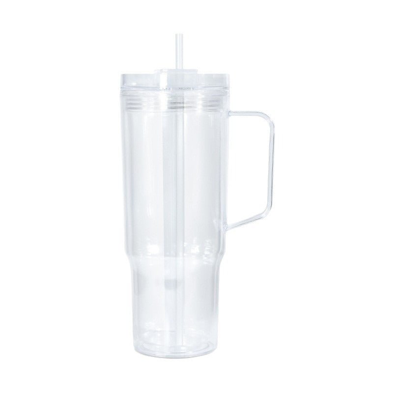 40 oz custom snow globe  tumbler