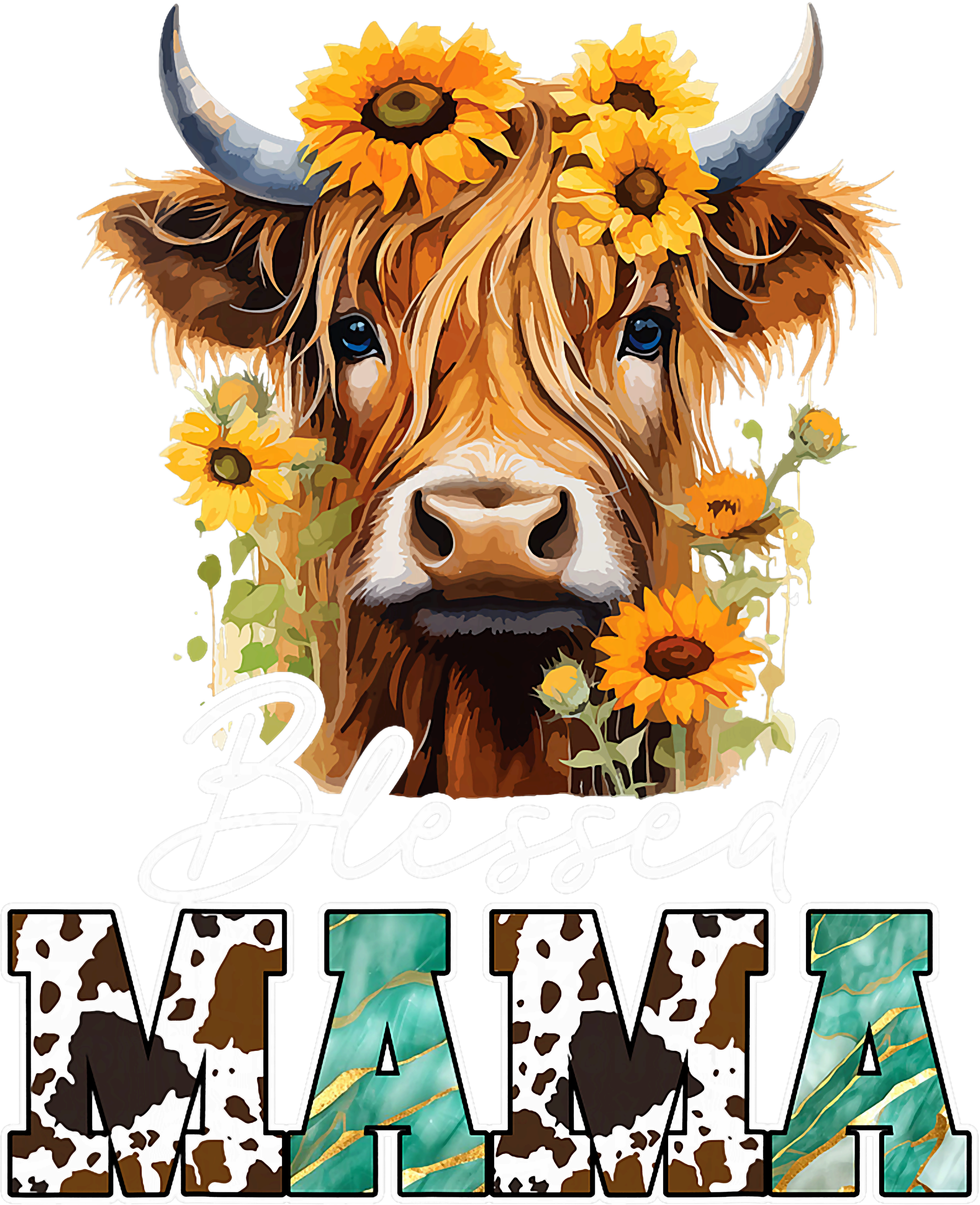 Cow's wraps and T shirt