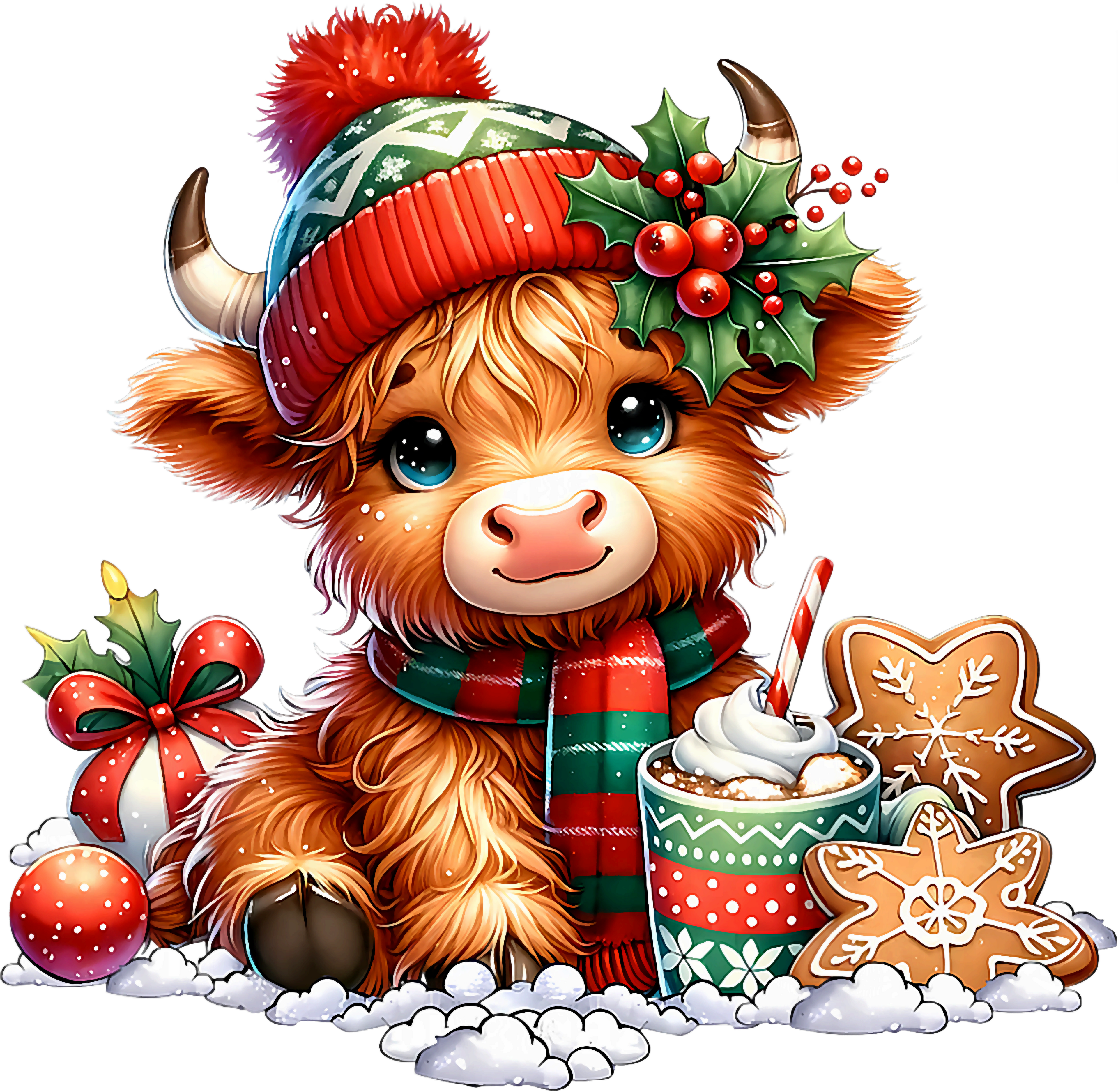 Cow's wraps and T shirt