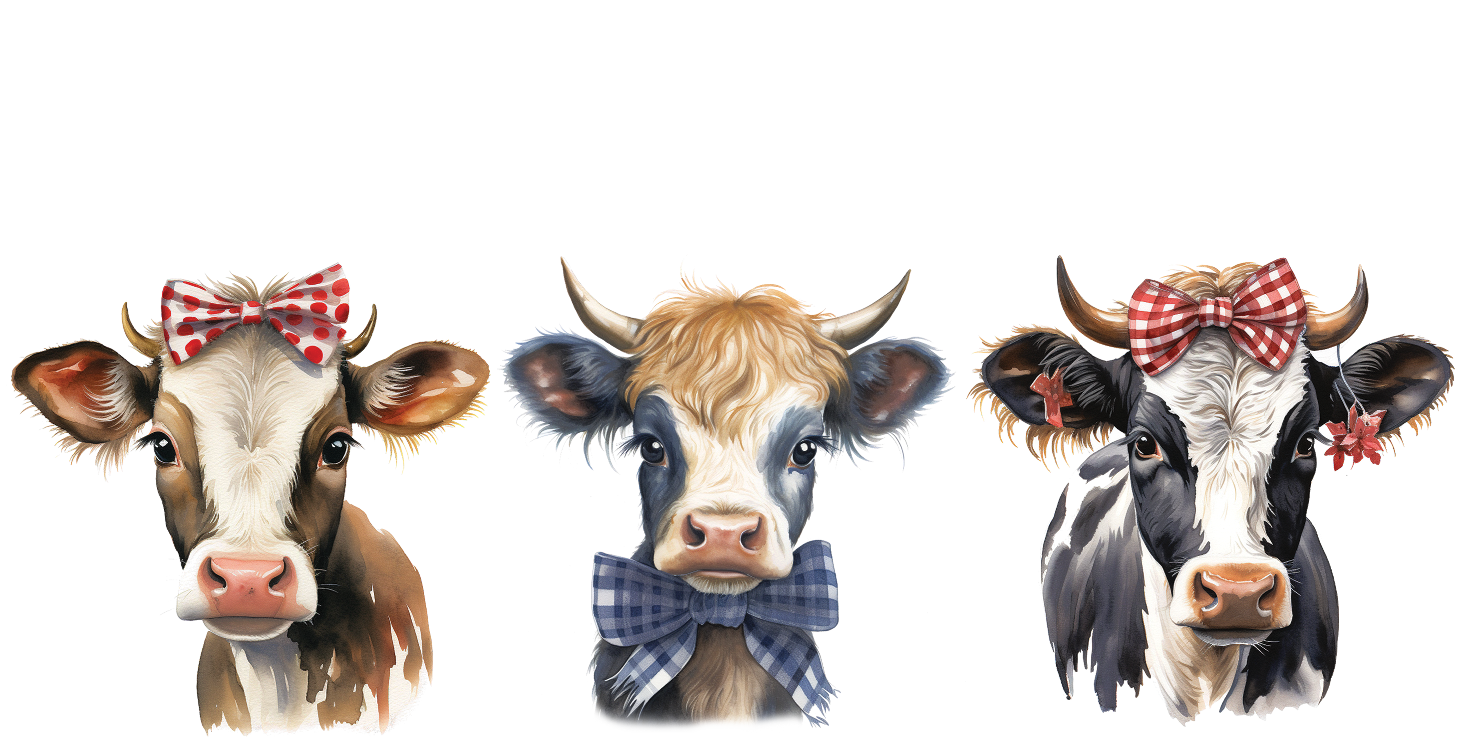 Cow's wraps and T shirt