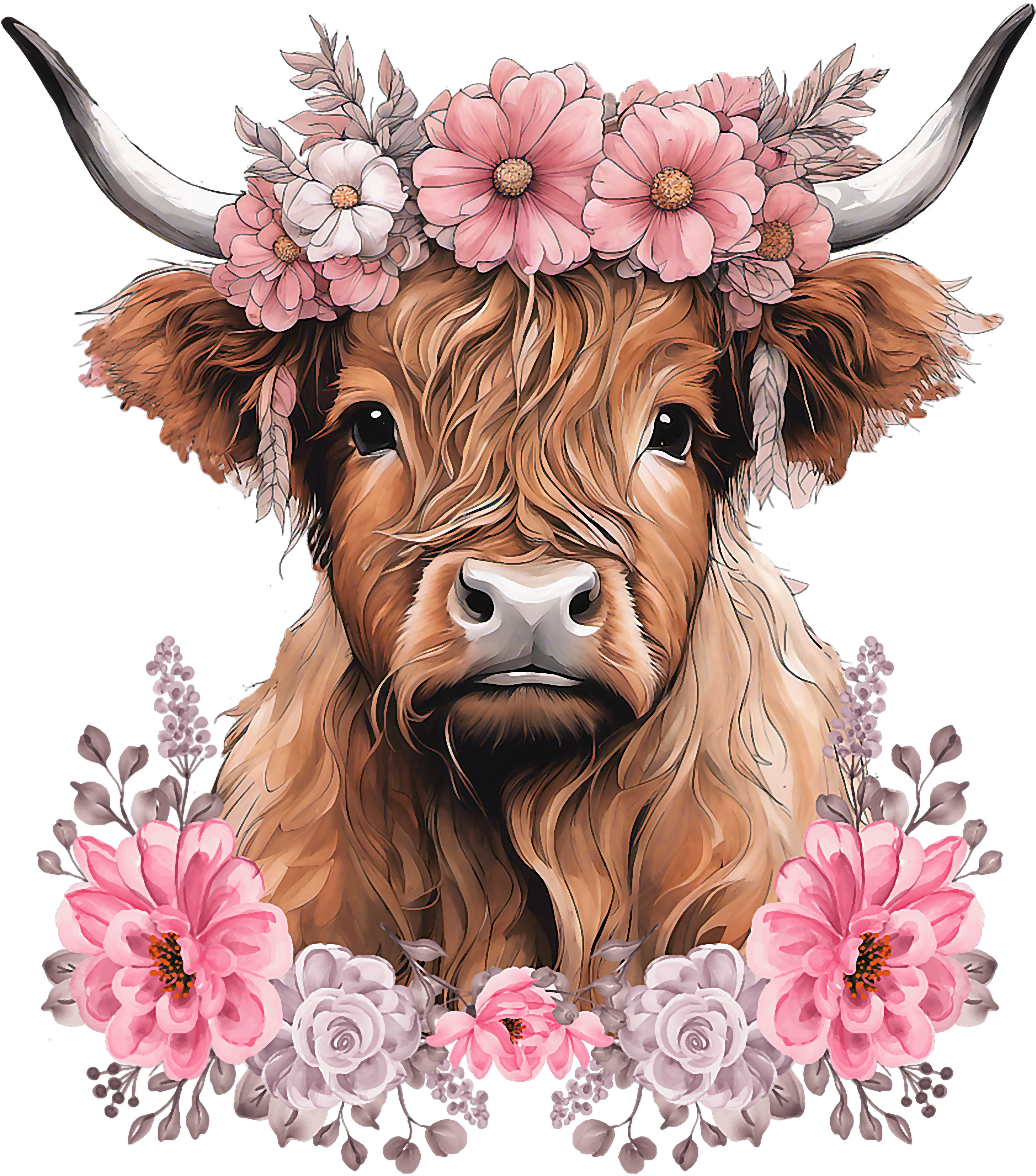 Cow's wraps and T shirt