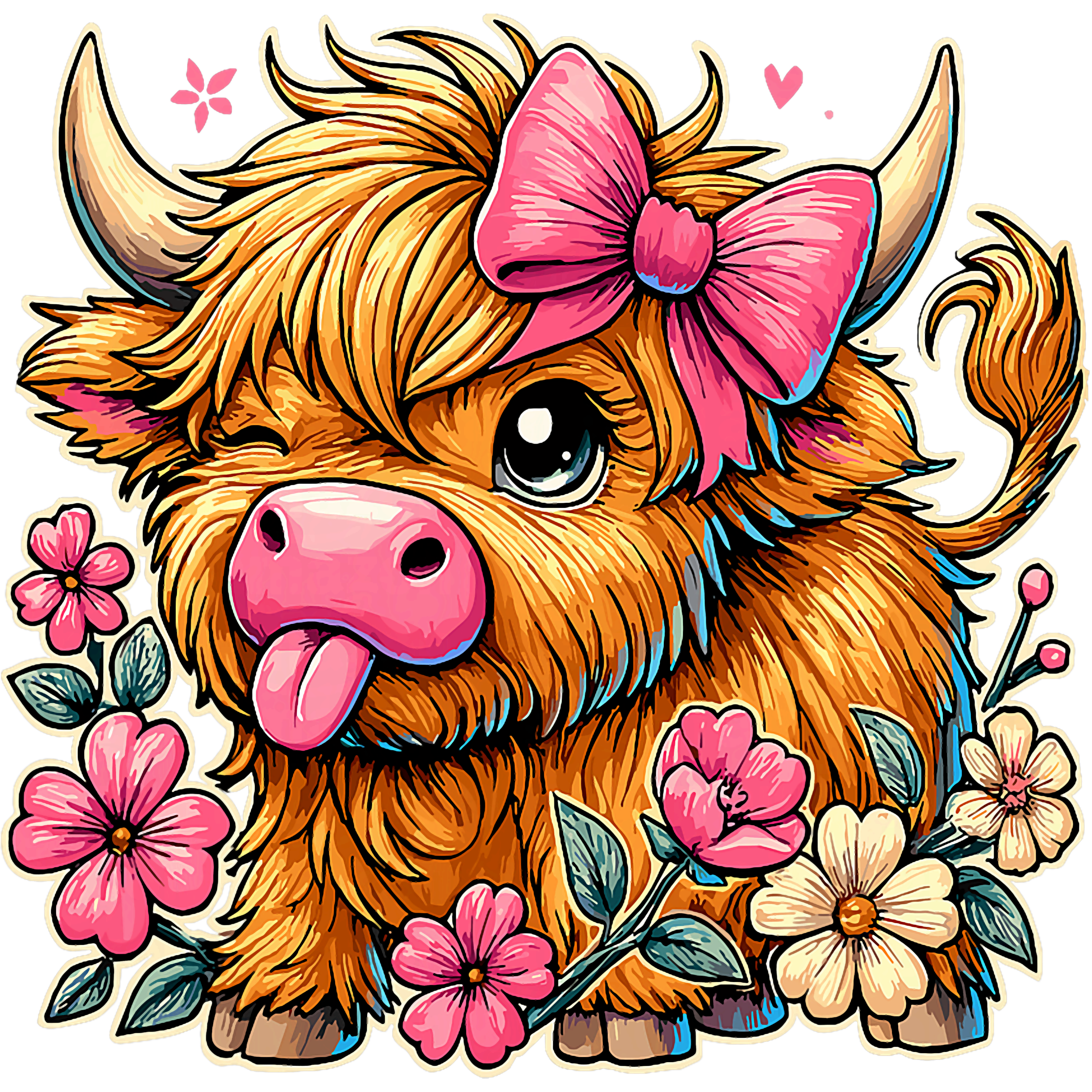 Cow's wraps and T shirt