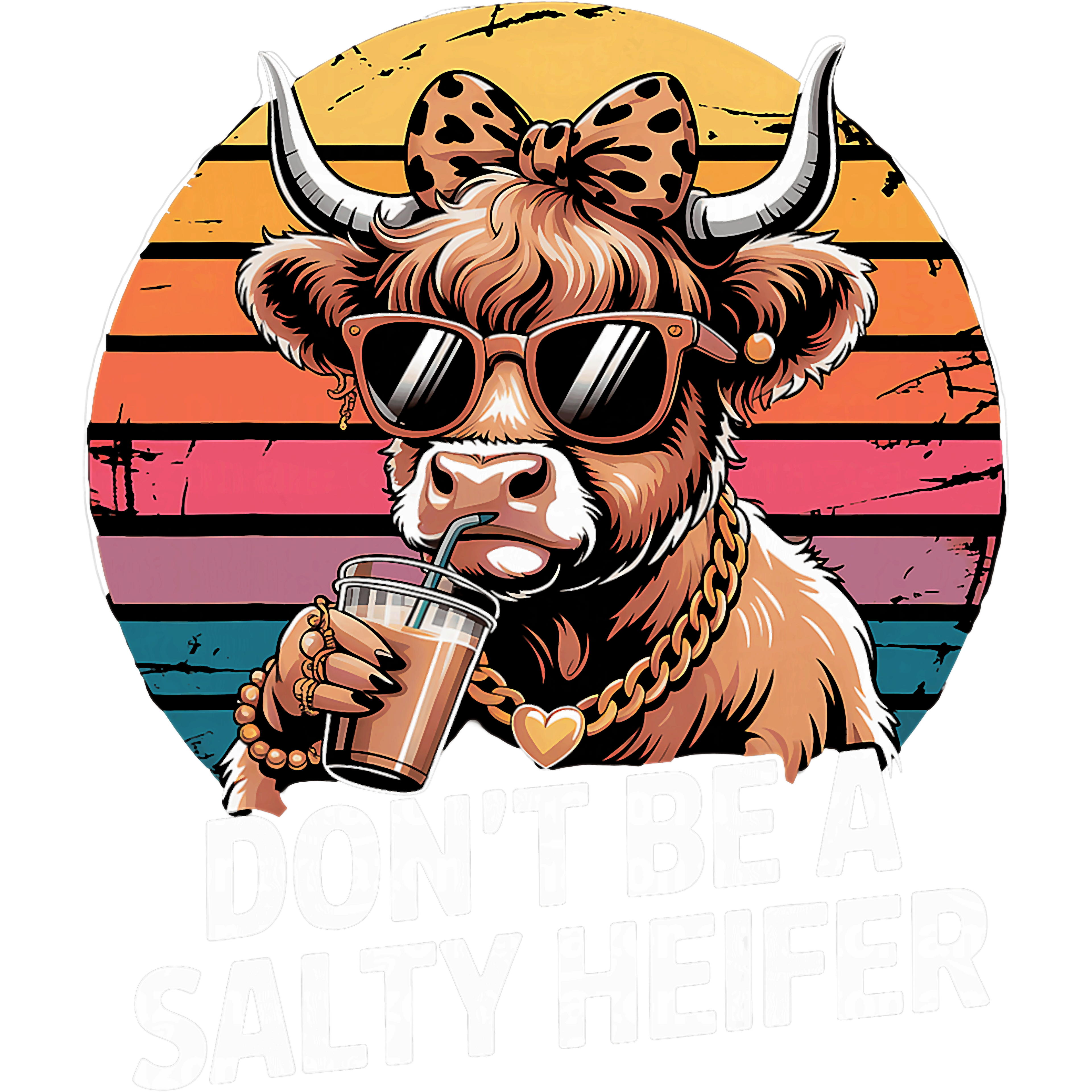 Cow's wraps and T shirt