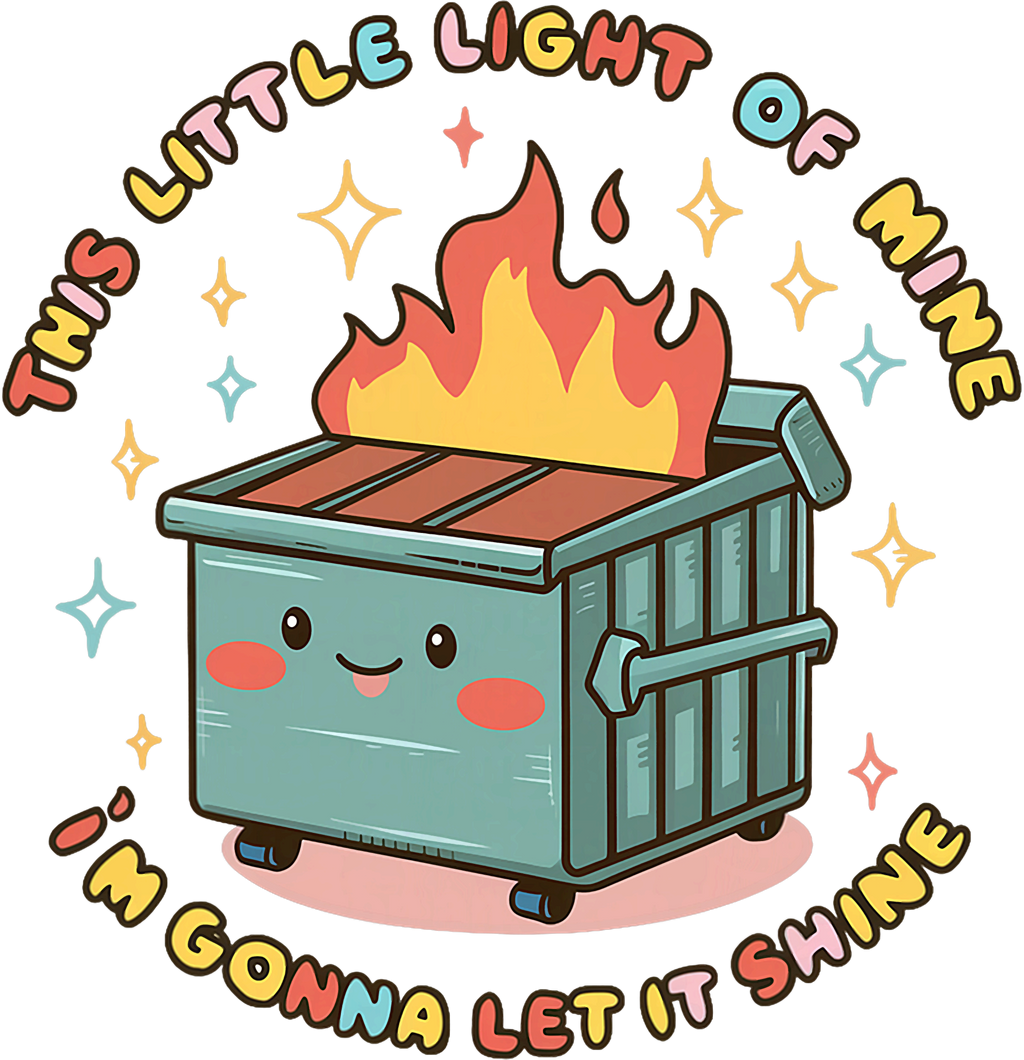 Dumpster Firer tumbler wrap