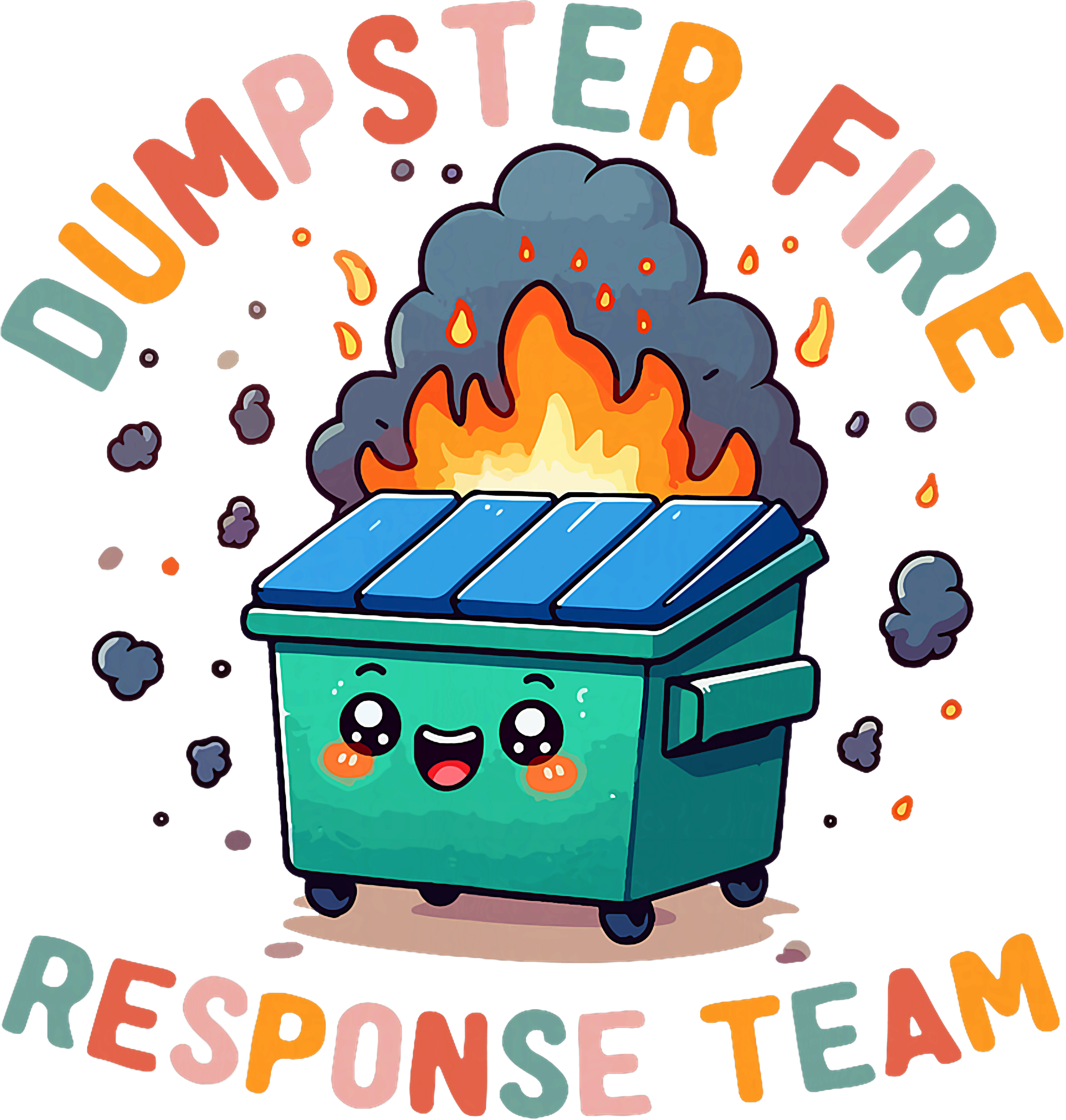 Dumpster Firer tumbler wrap