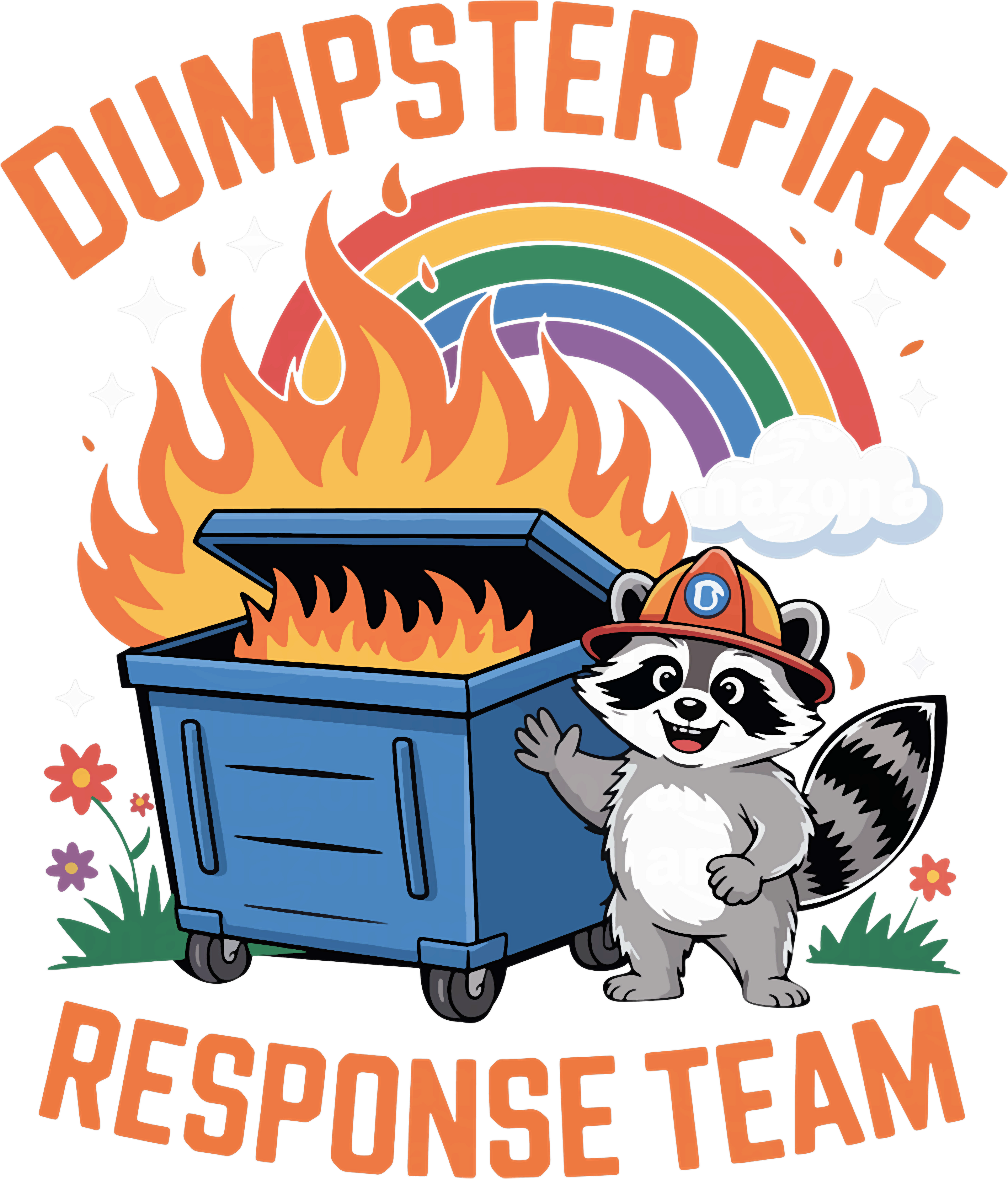 Dumpster Firer tumbler wrap