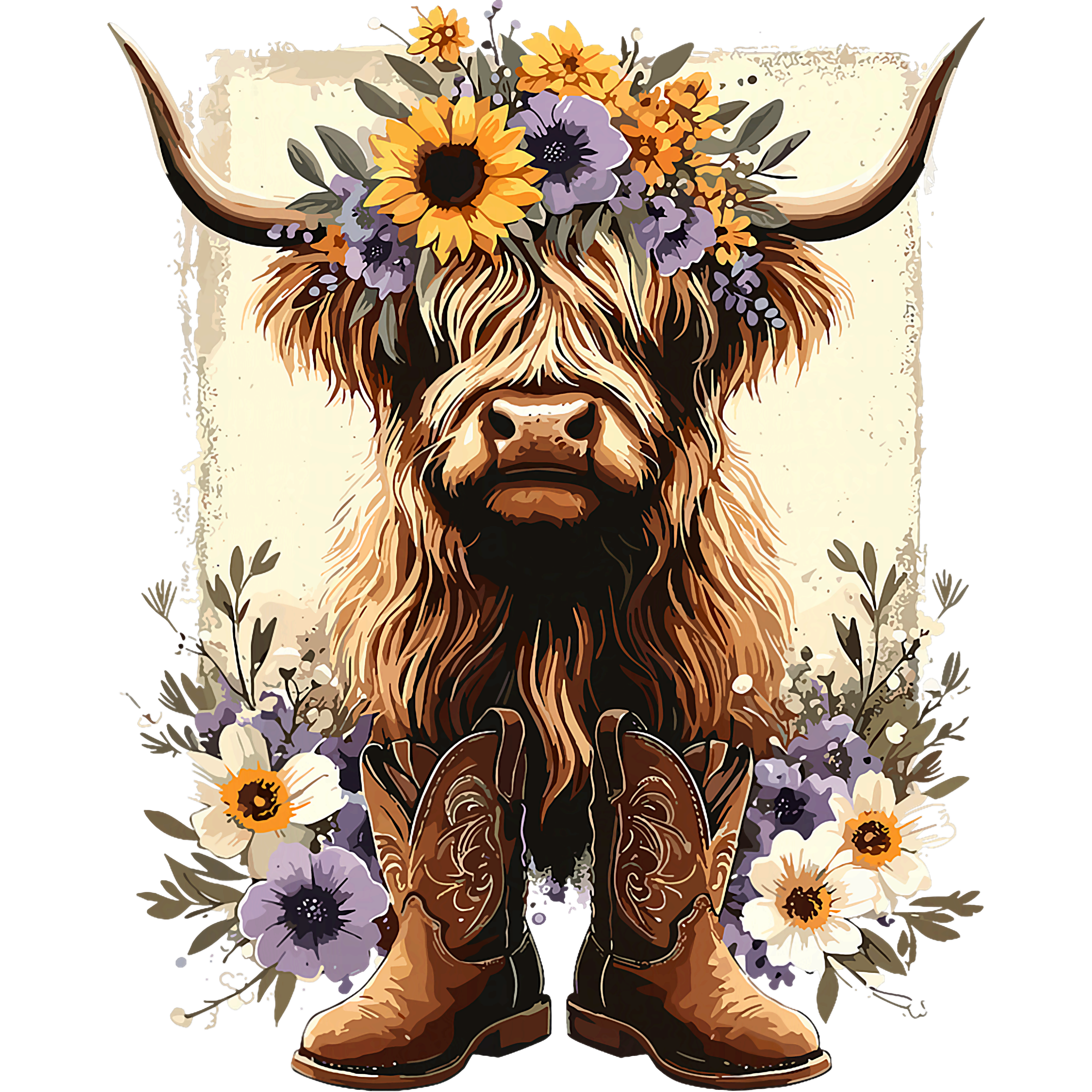 Cow's wraps and T shirt