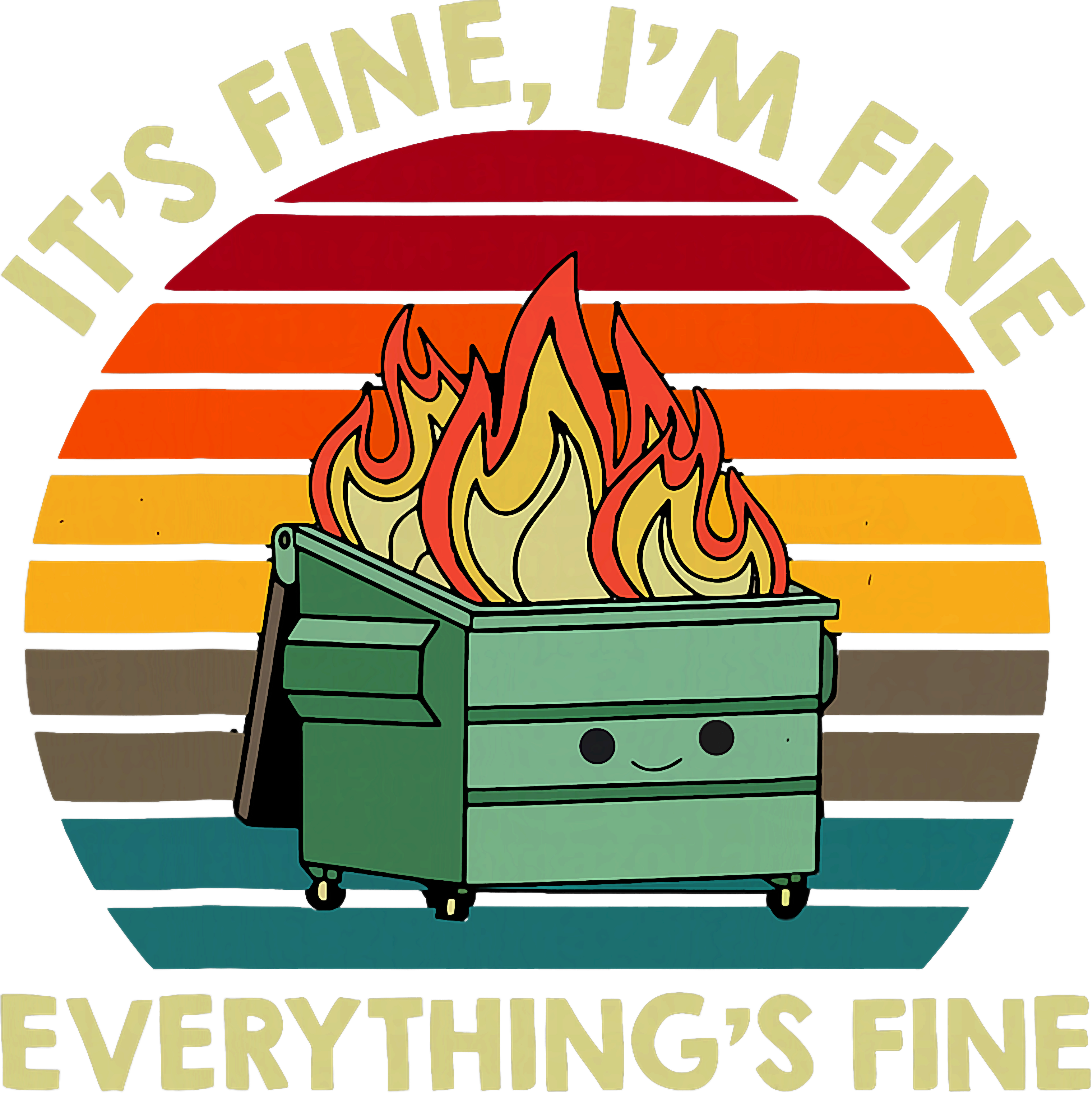 Dumpster Firer tumbler wrap