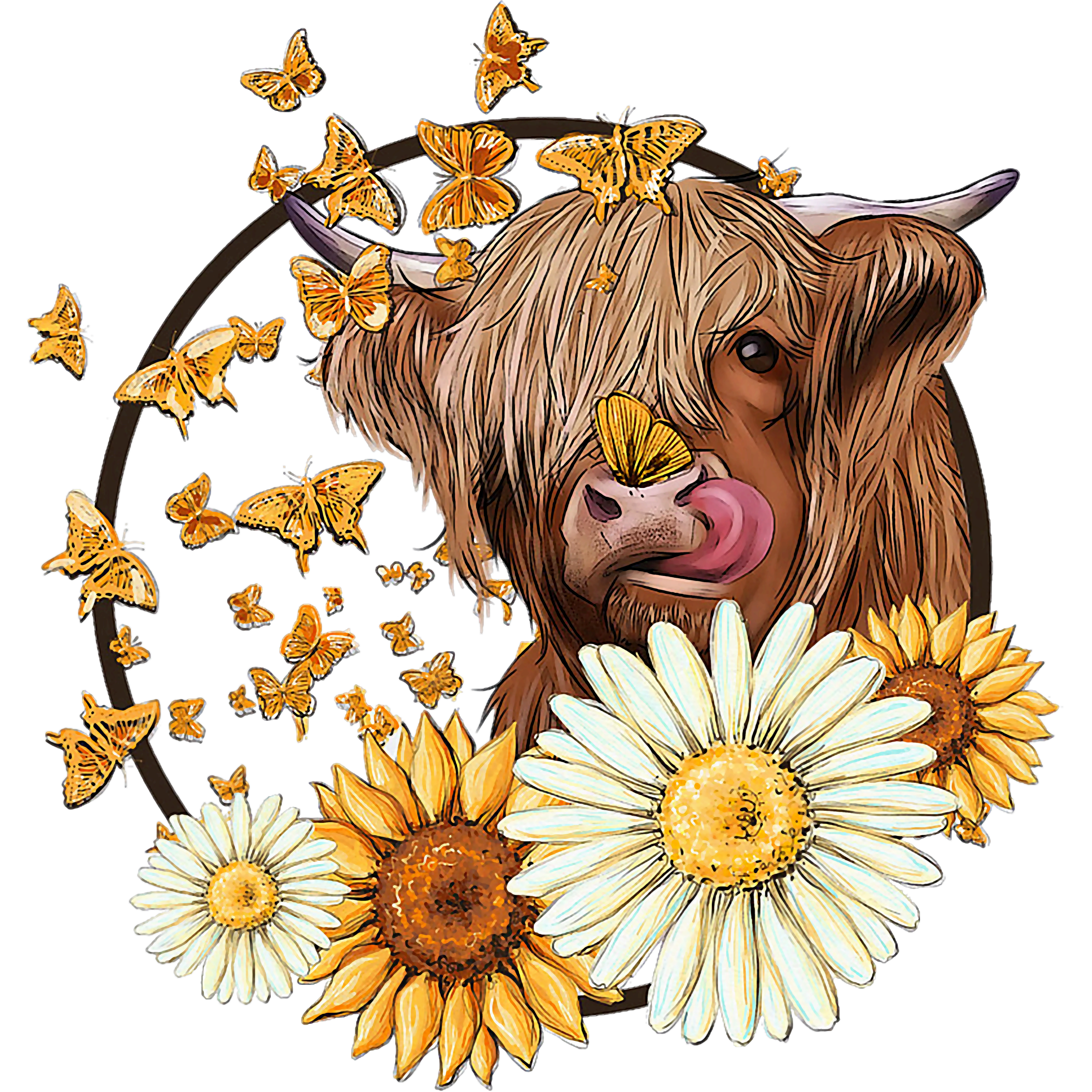 Cow's wraps and T shirt