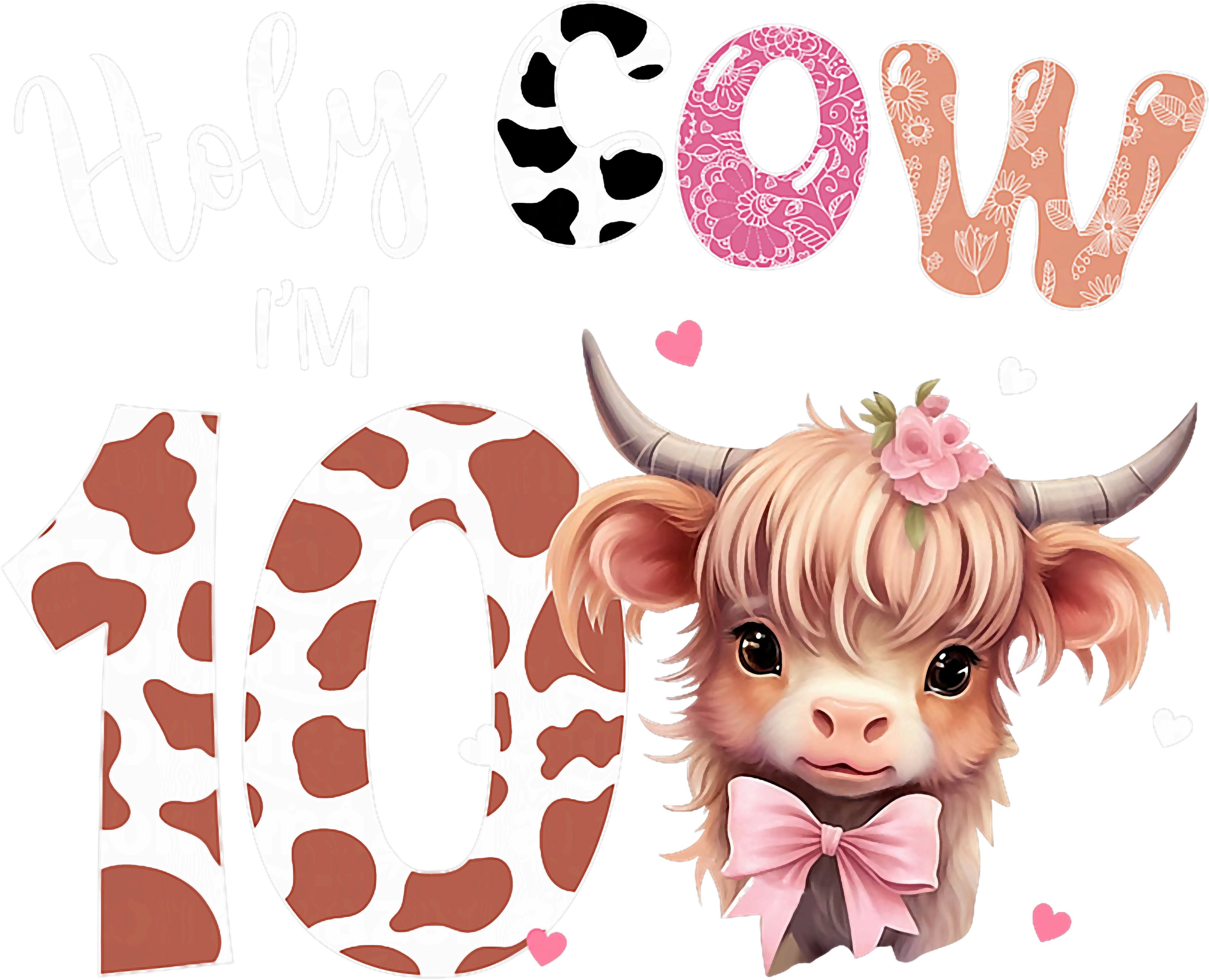 Cow's wraps and T shirt