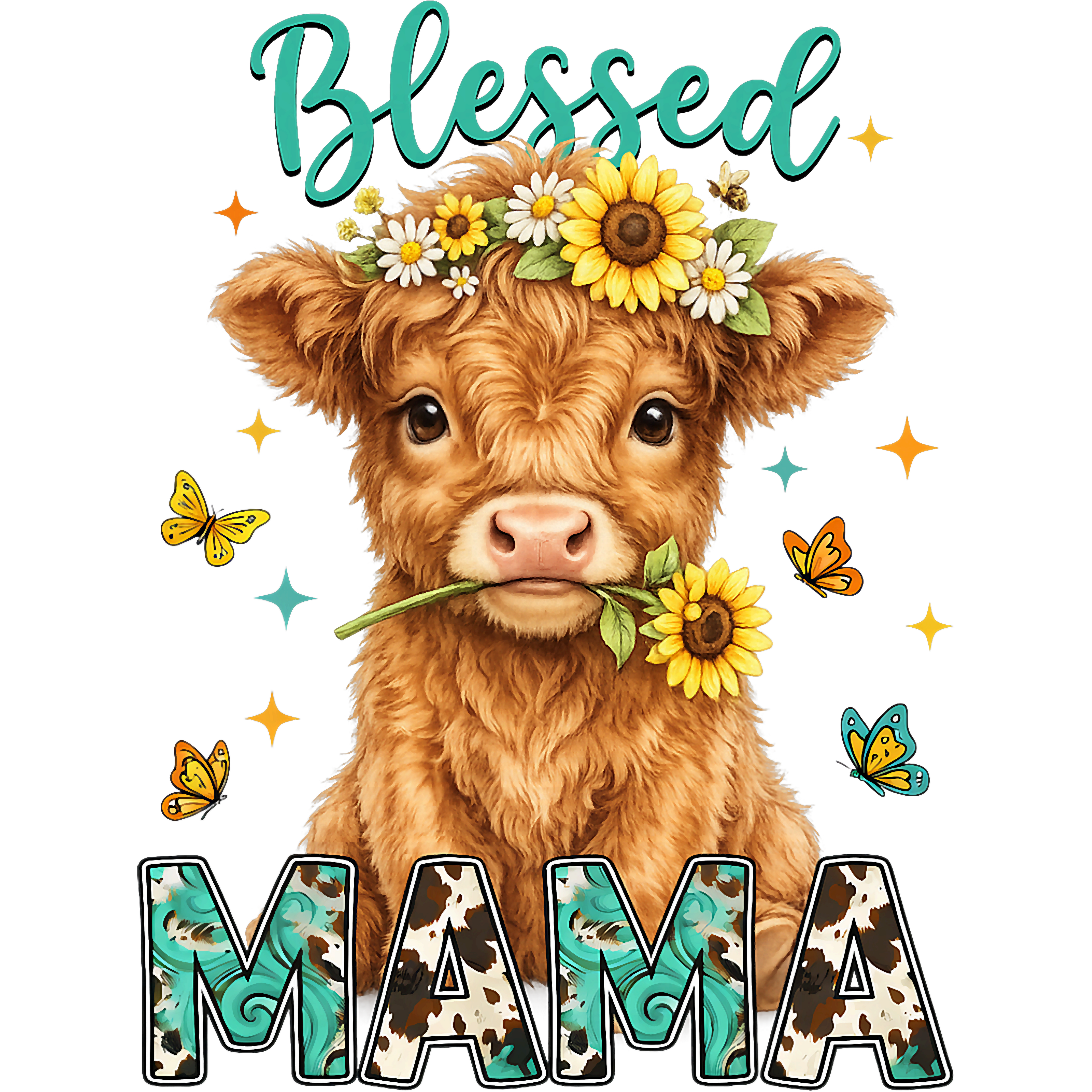Cow's wraps and T shirt