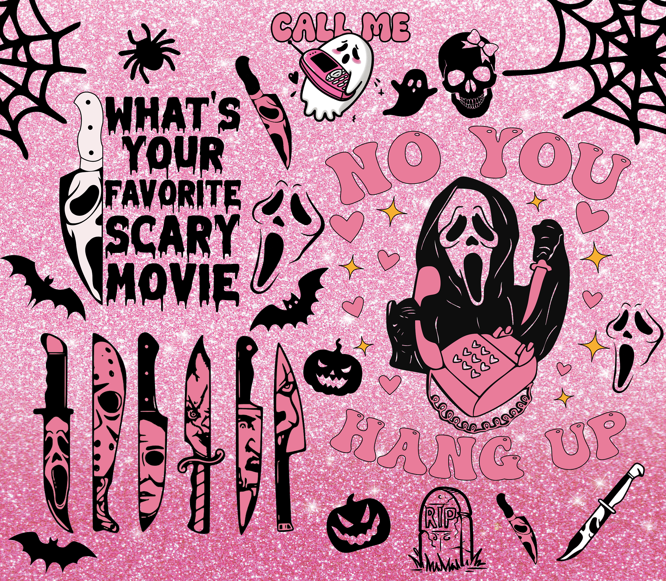 Halloween Tumbler wraps