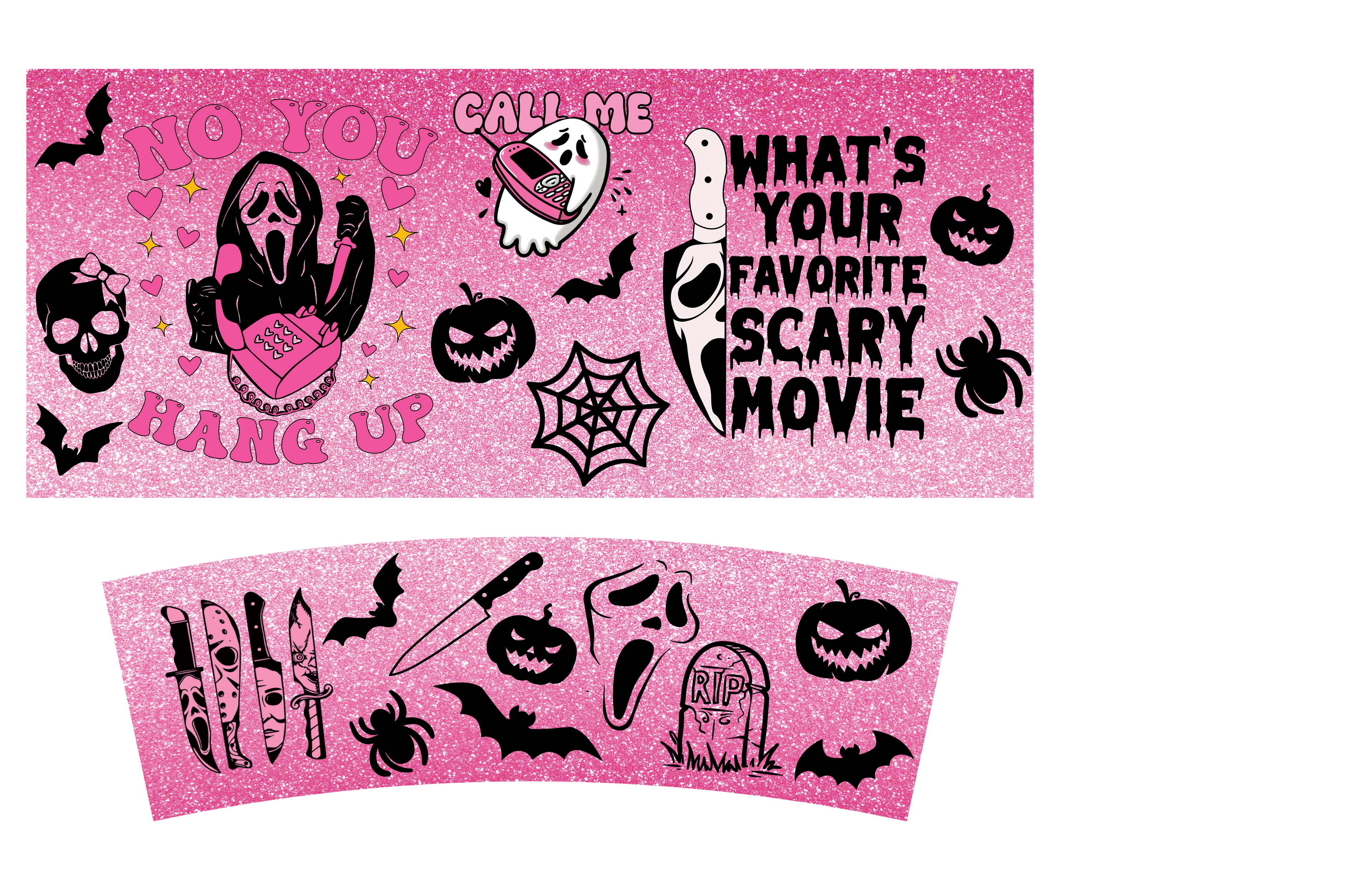 Halloween Tumbler wraps