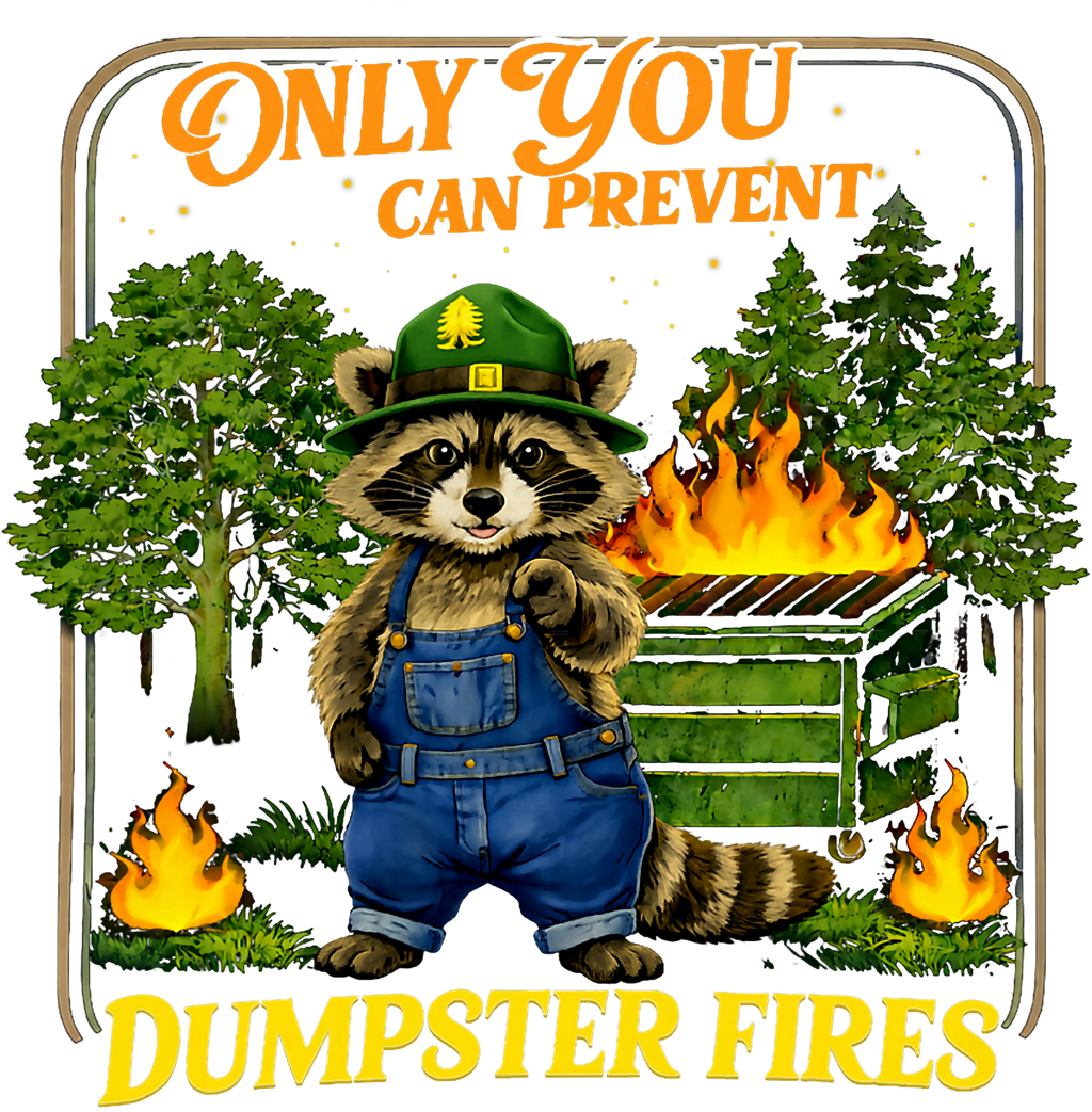 Dumpster Firer tumbler wrap