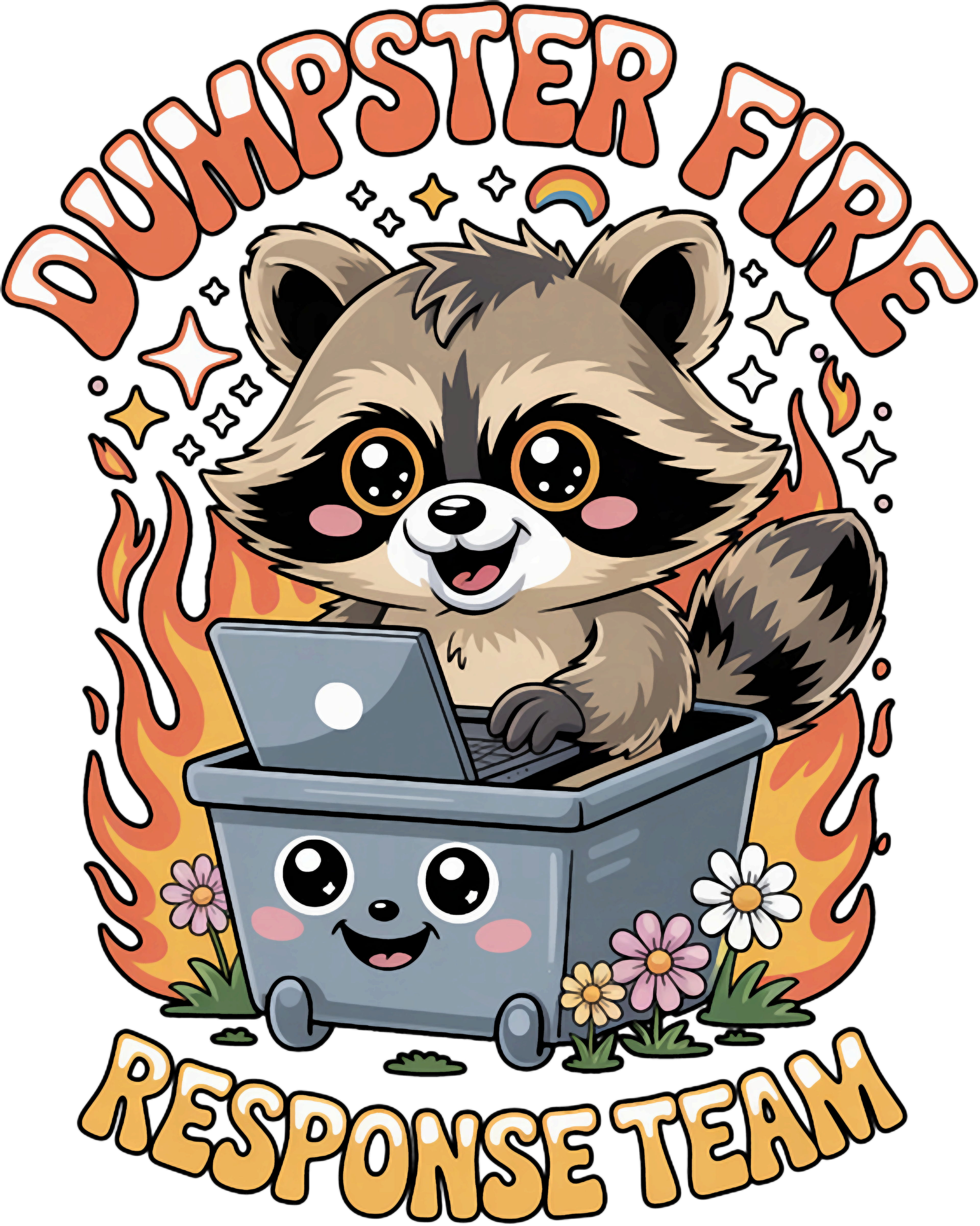 Dumpster Firer tumbler wrap