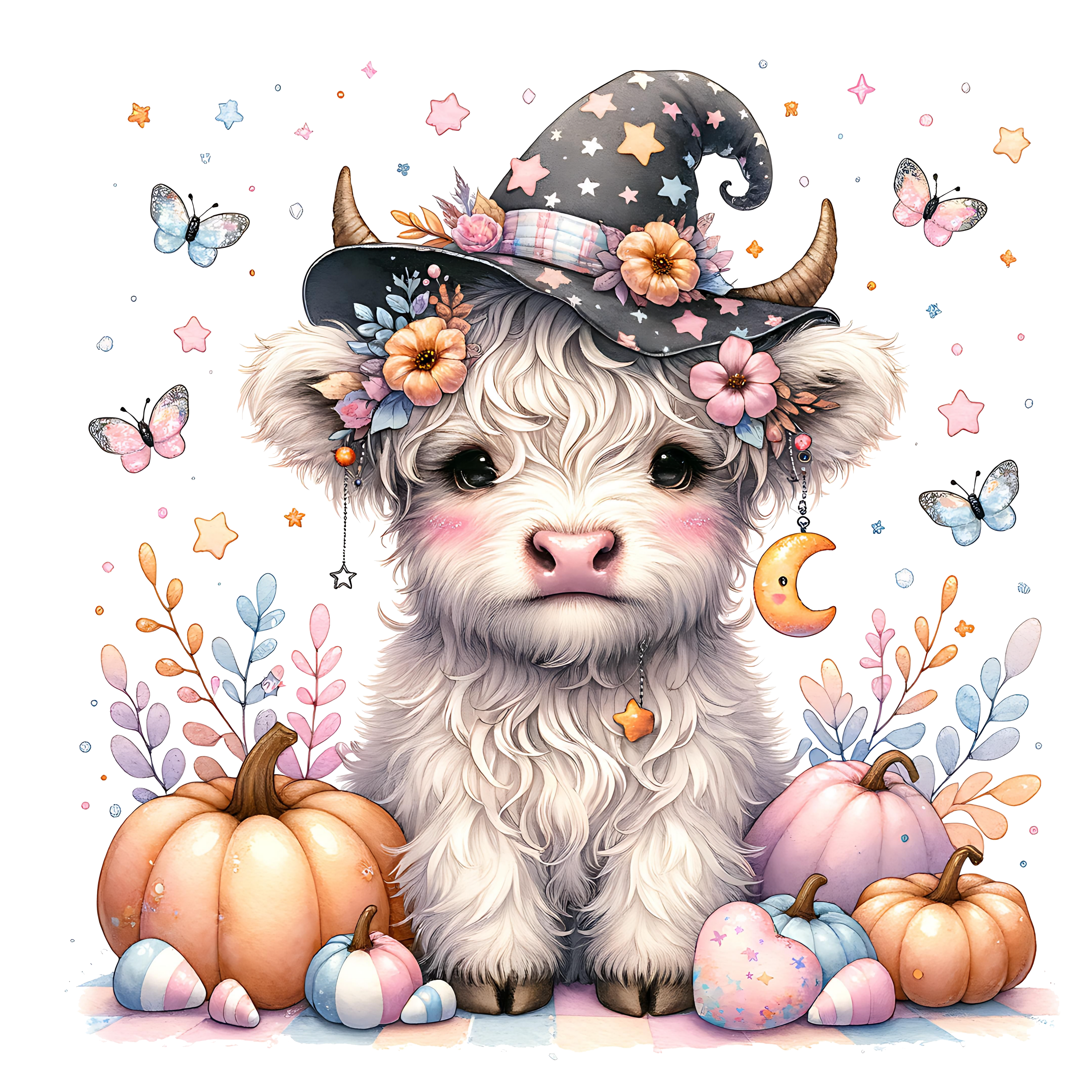 Cow's wraps and T shirt