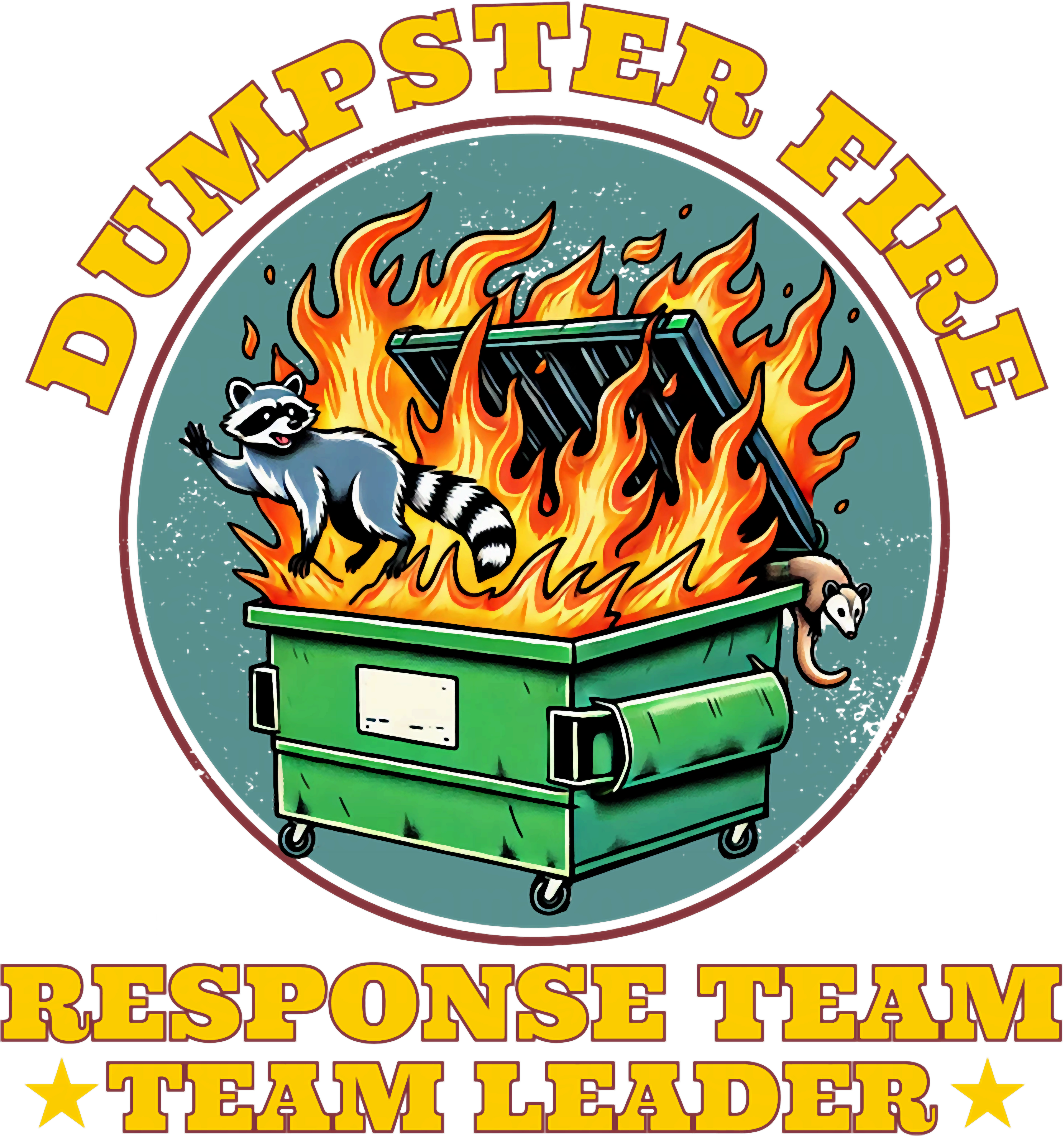 Dumpster Firer tumbler wrap