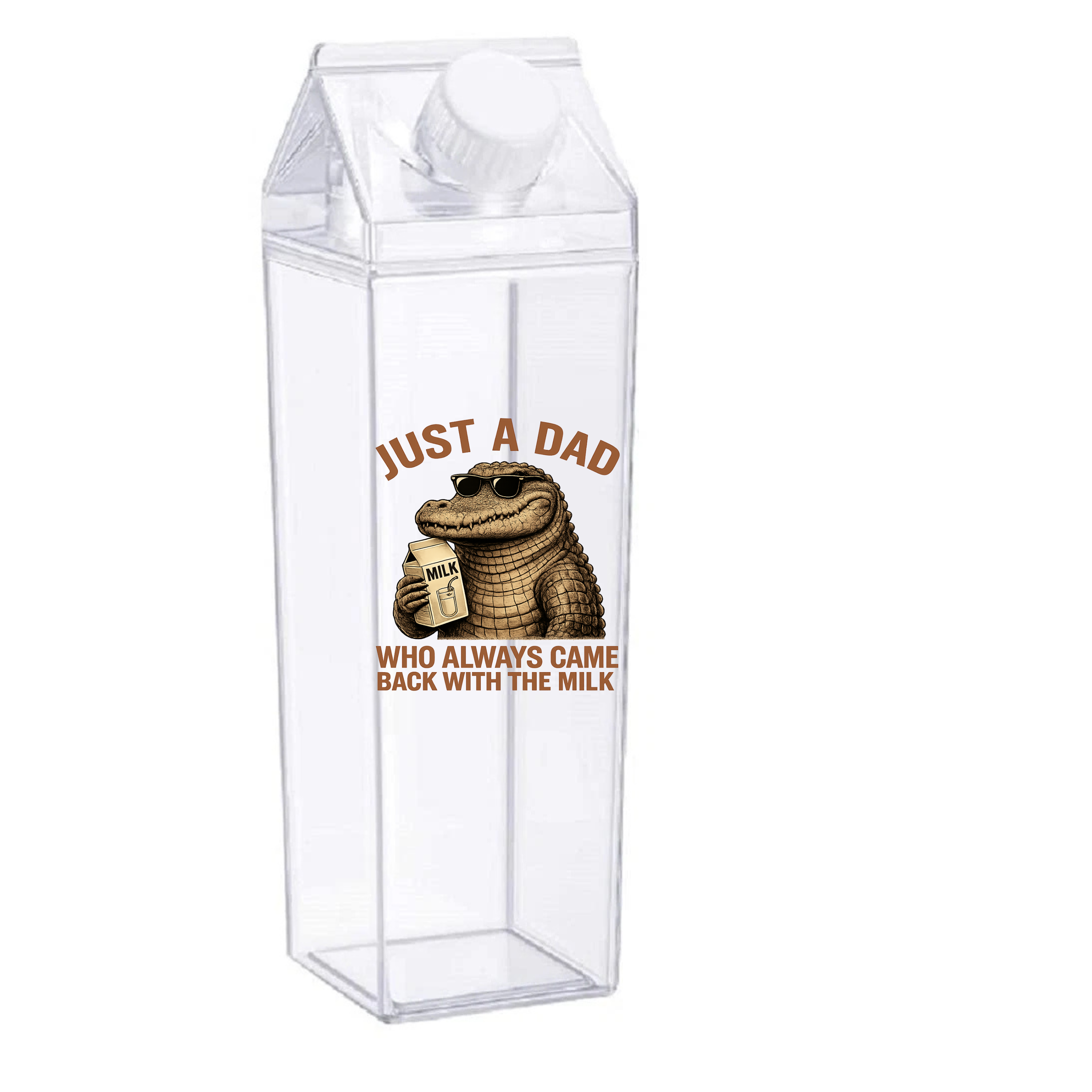 Hilarious Fathers day gag milk container