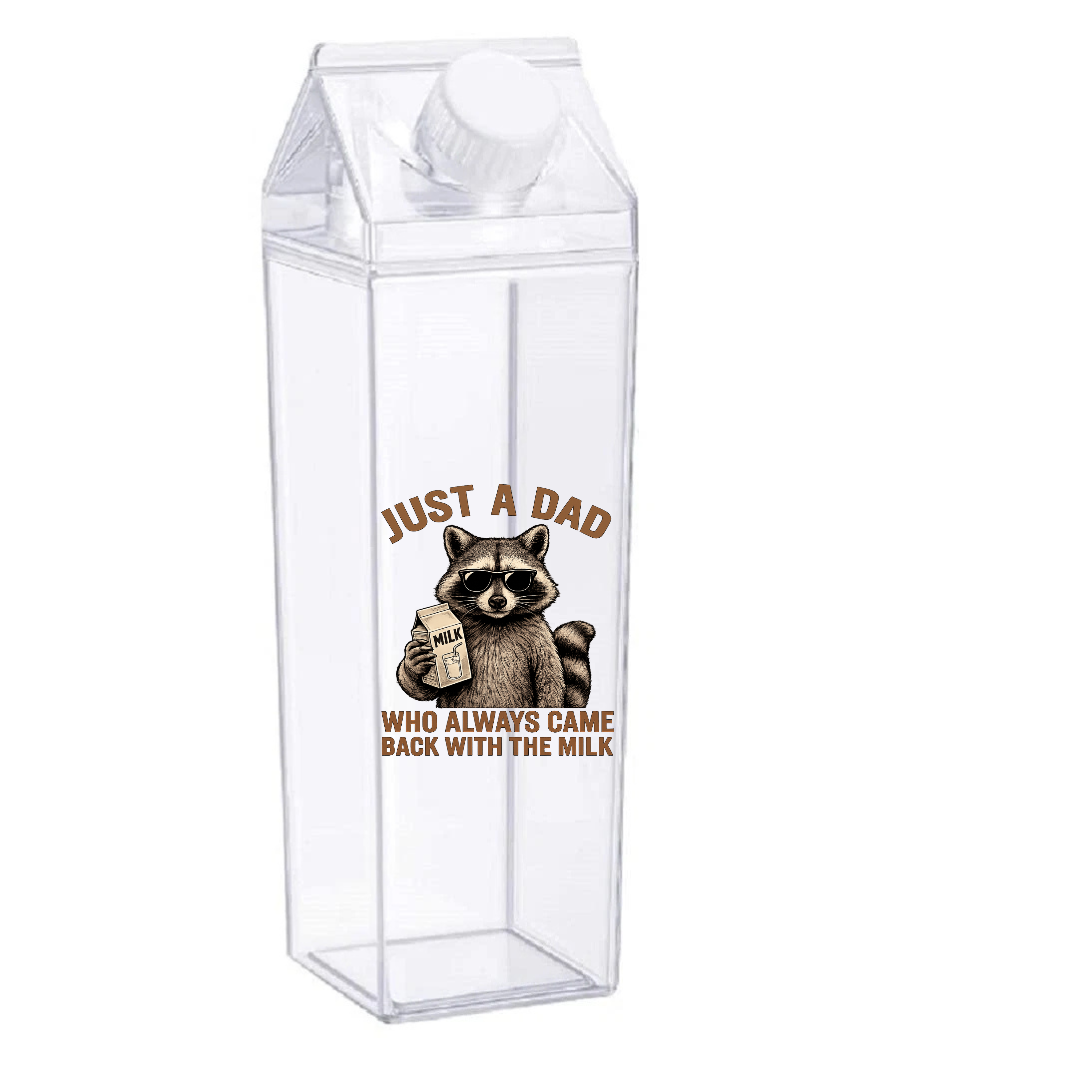 Hilarious Fathers day gag milk container