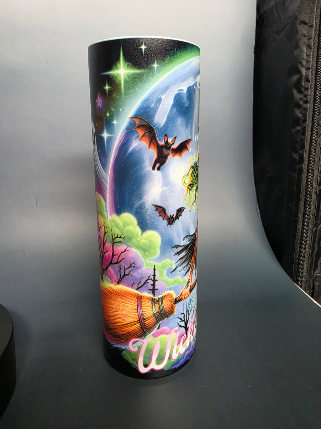 30oz glow in the dark, wicked and wild, witch tumbler
