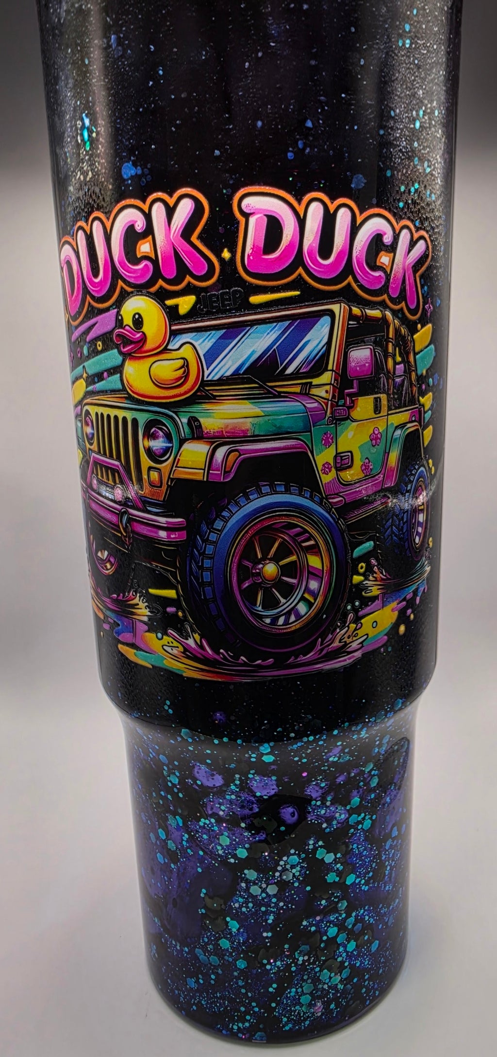 Jeeeep 40 oz snowglobe tumbler