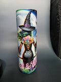 30oz glow in the dark, wicked and wild, witch tumbler