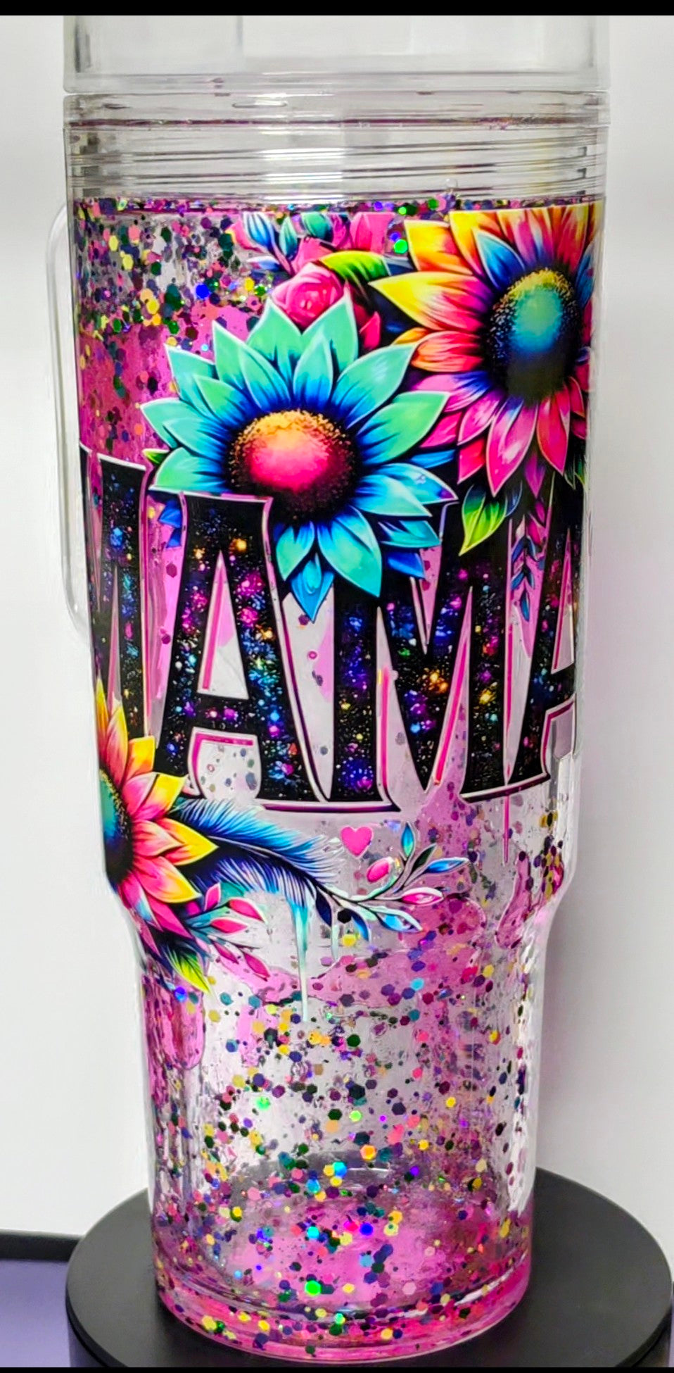 Mama snow globe 40 oz tumbler